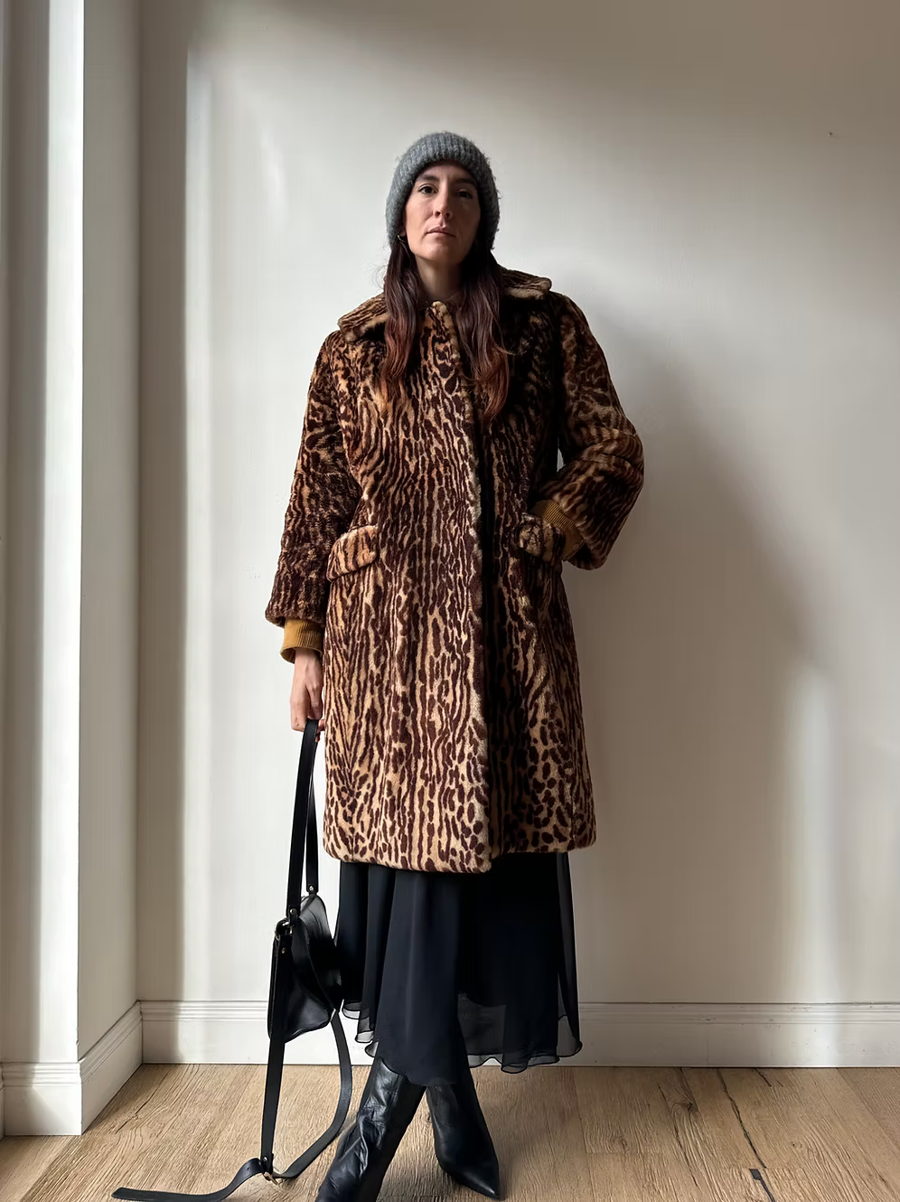 FAUX FUR GIRAFFA