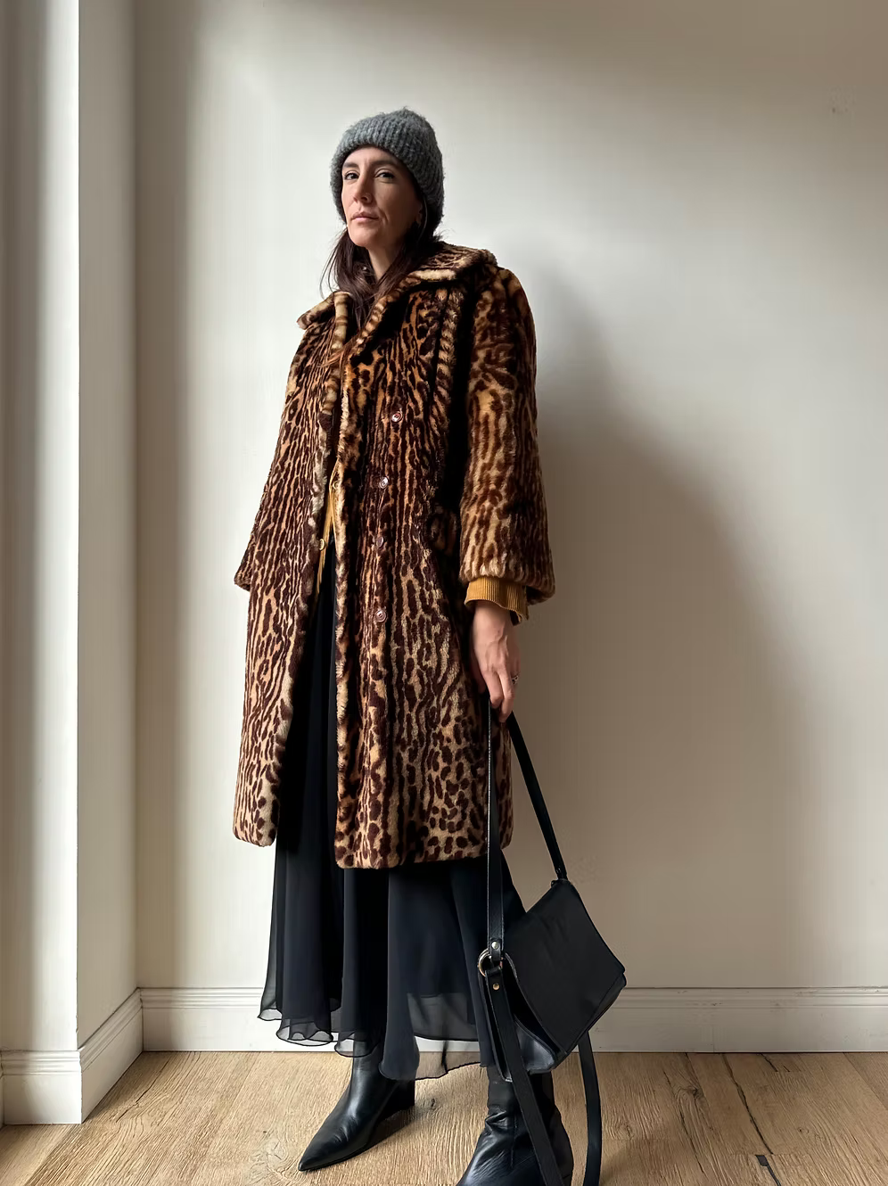 FAUX FUR GIRAFFA