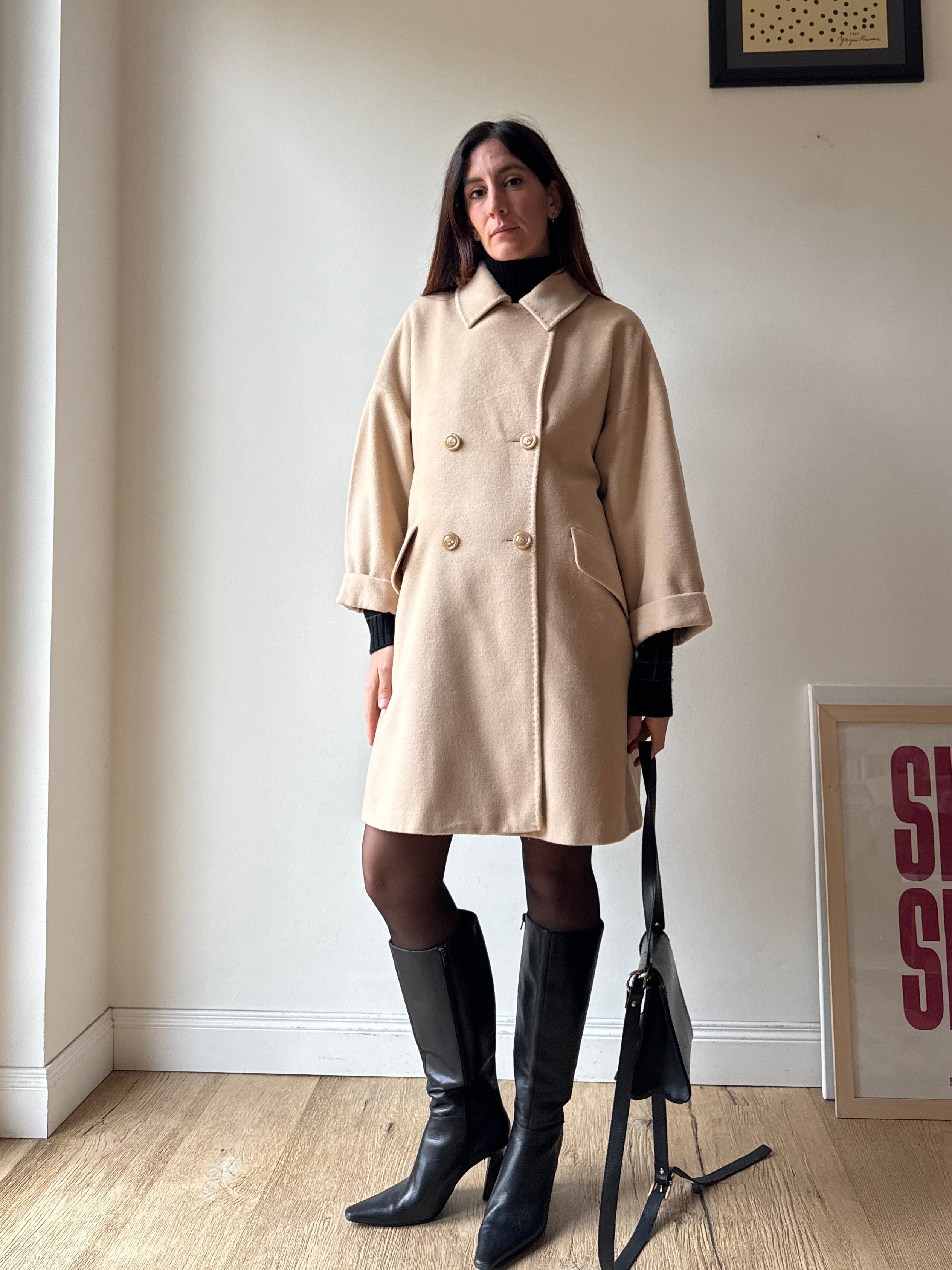 CAPPOTTO BEAVER SABBIA