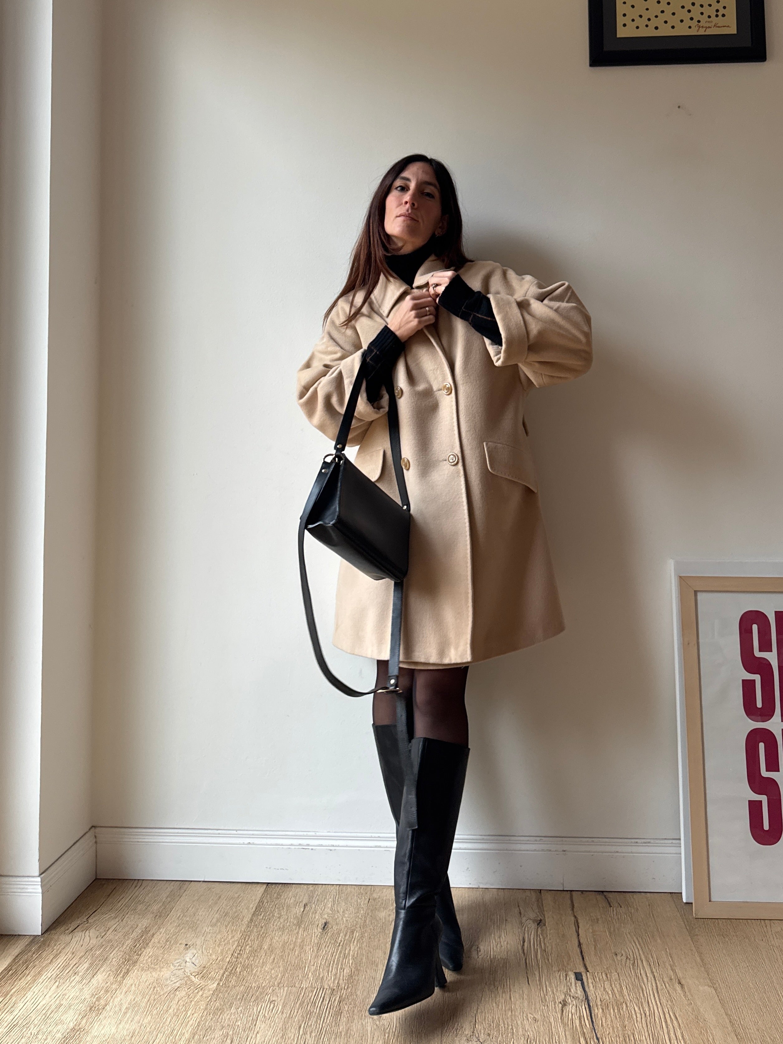 CAPPOTTO BEAVER SABBIA