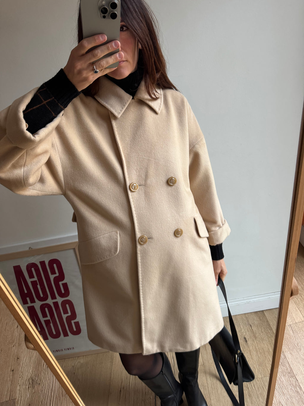 CAPPOTTO BEAVER SABBIA