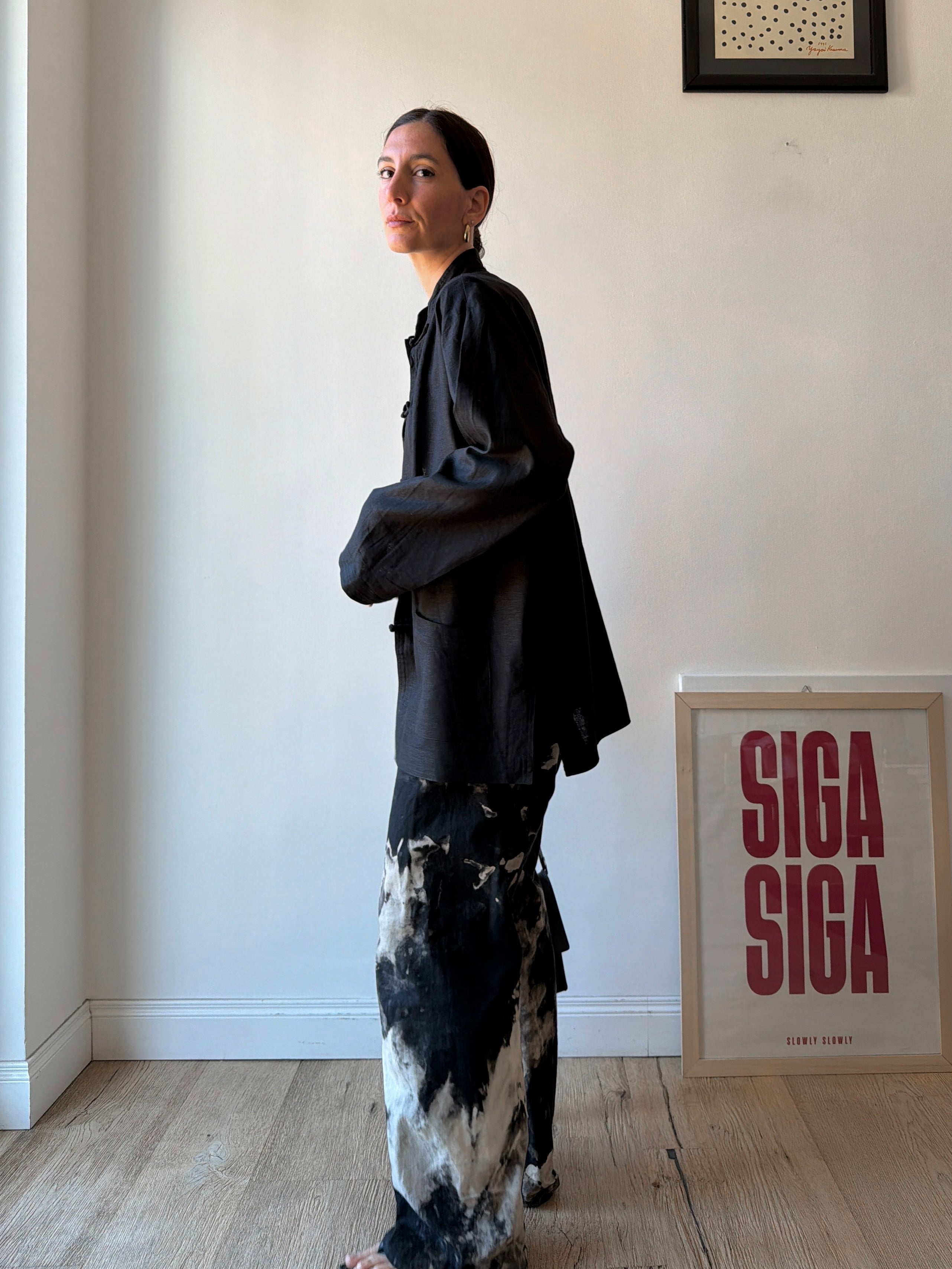 GIACCA IN SETA ORIENTALE