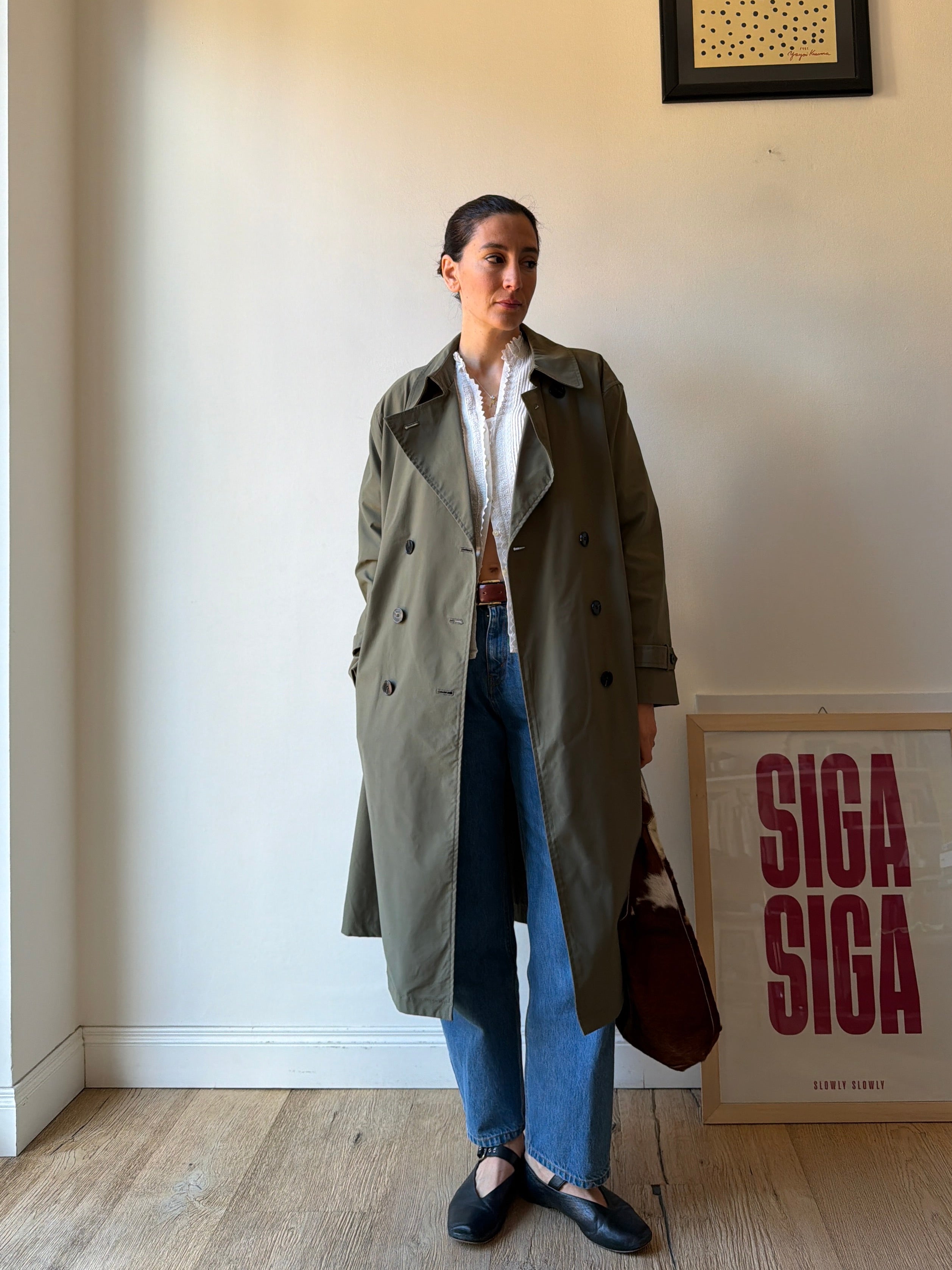 TRENCH VERDE MILITARE