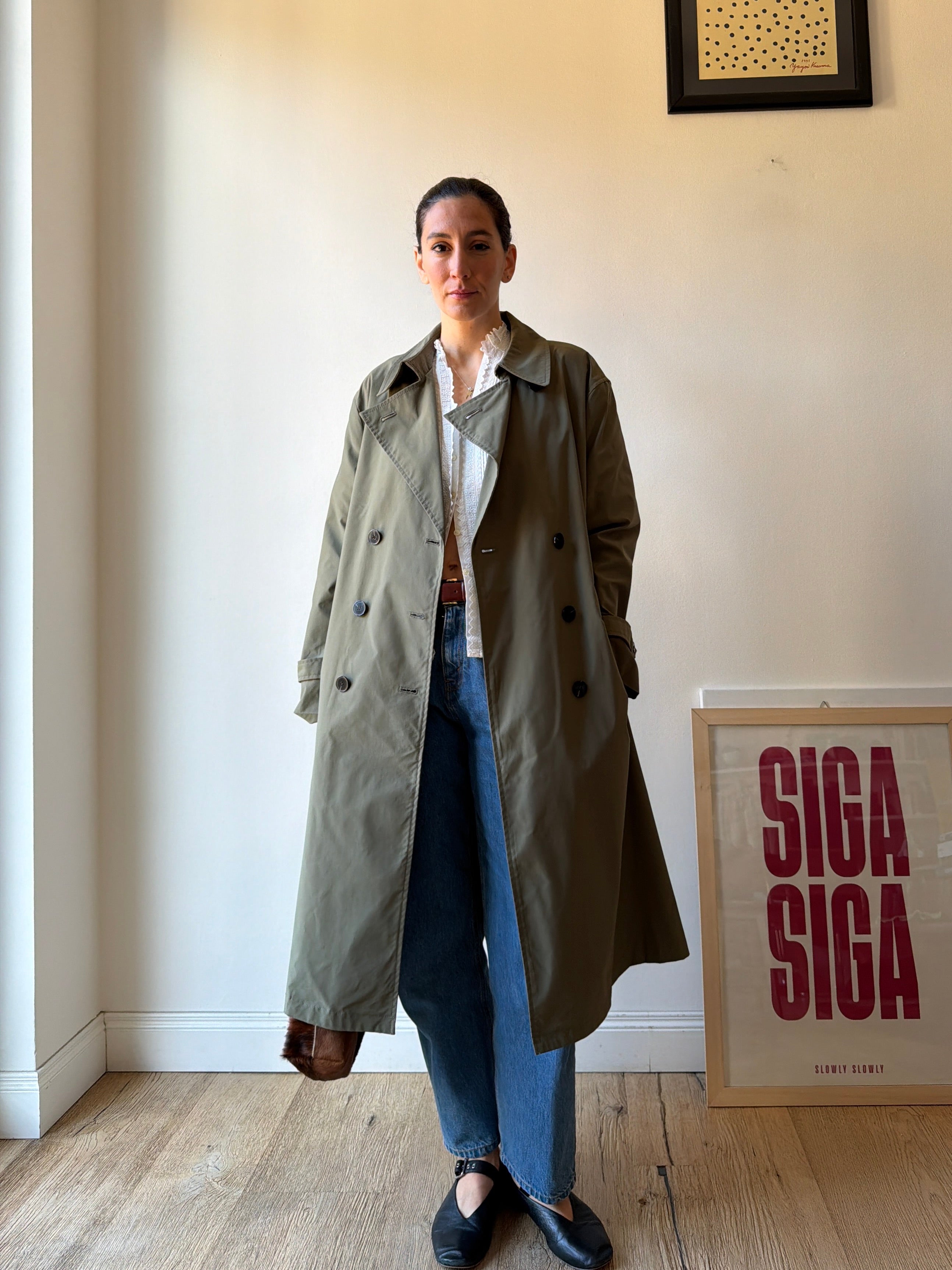 TRENCH VERDE MILITARE