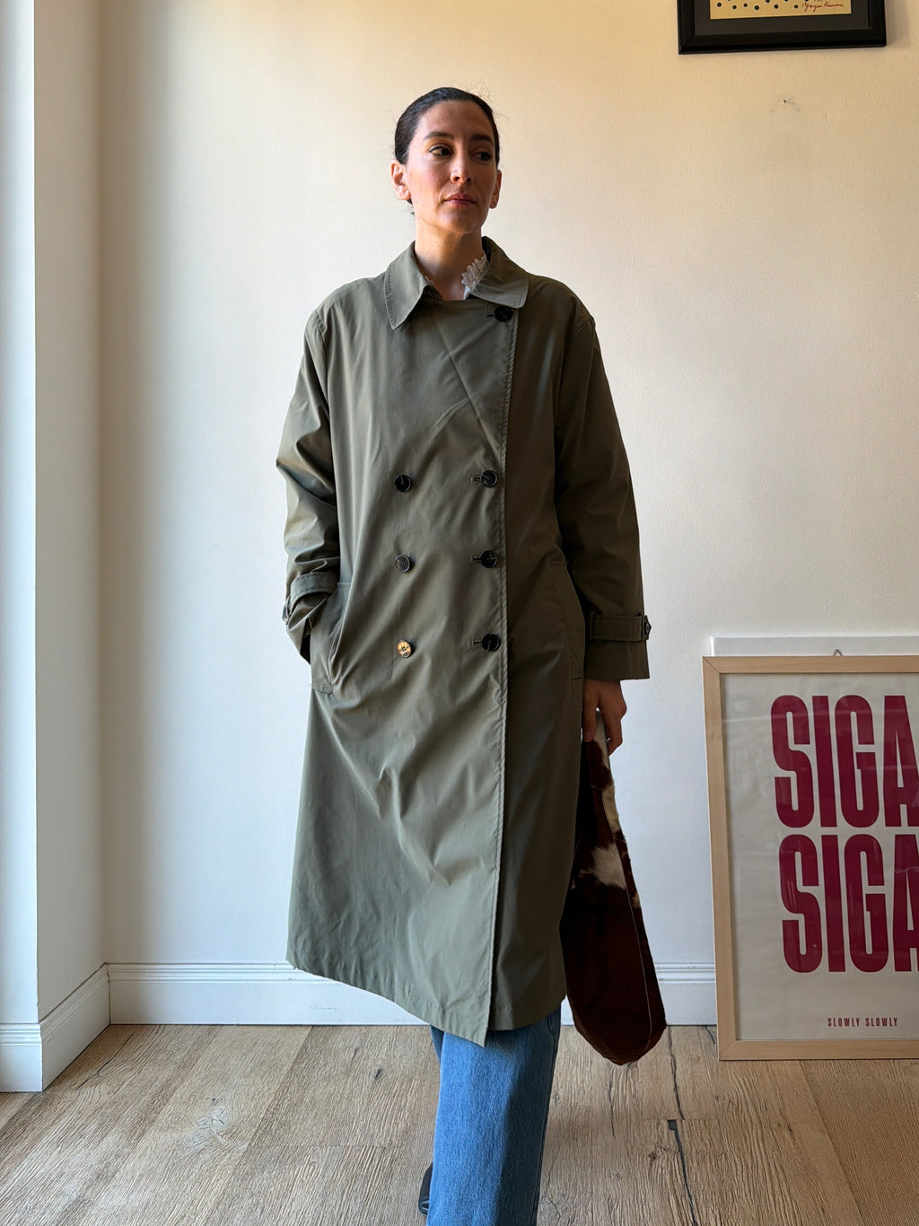 TRENCH VERDE MILITARE