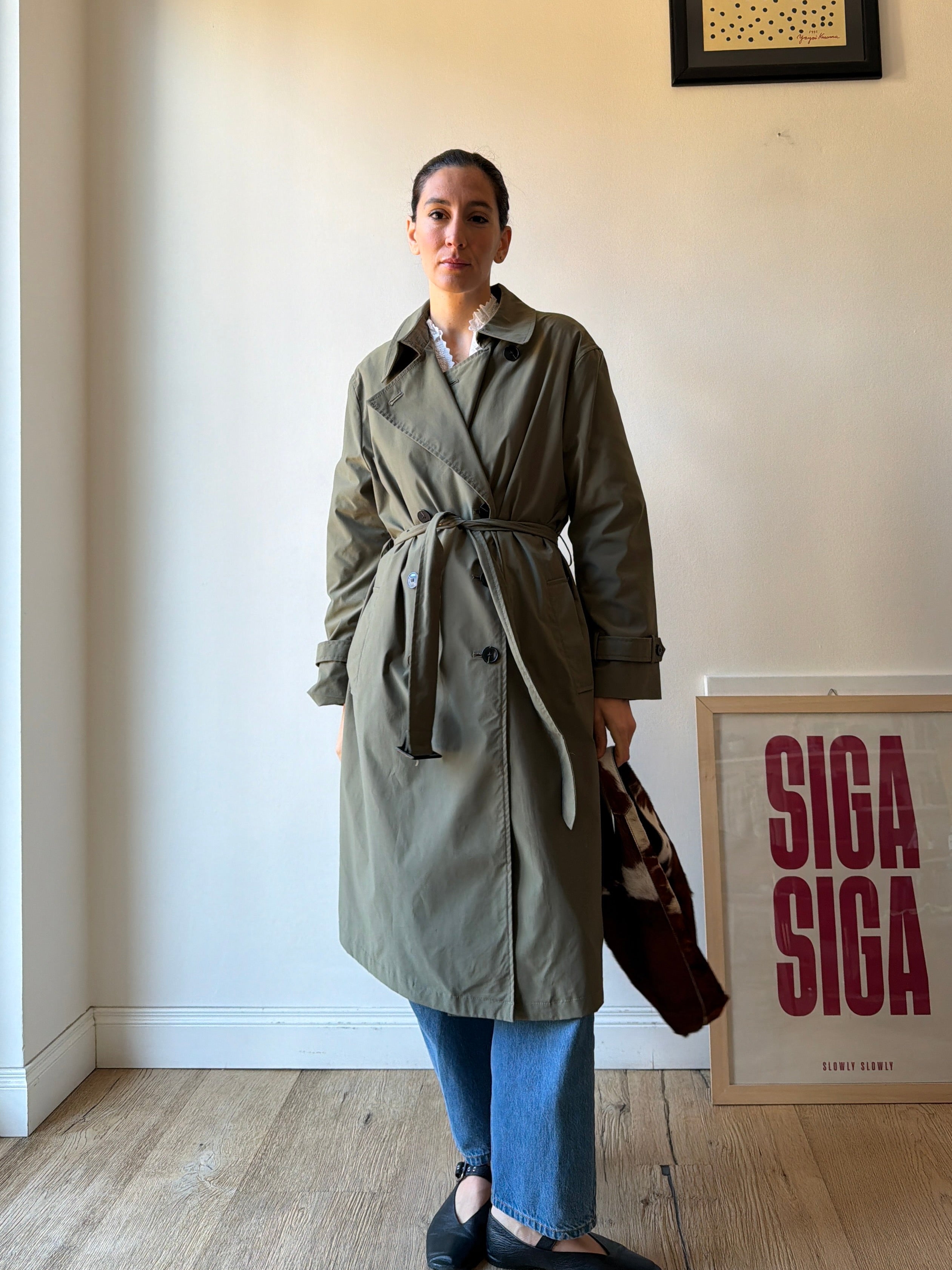 TRENCH VERDE MILITARE