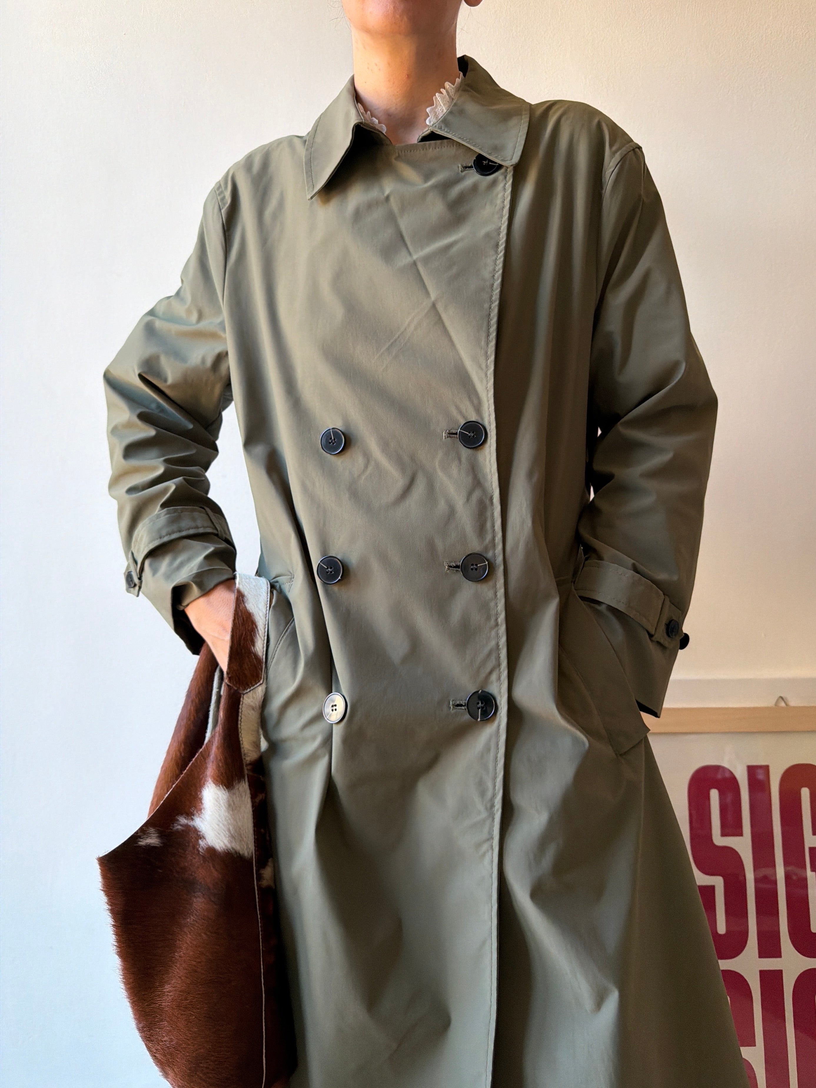 TRENCH VERDE MILITARE