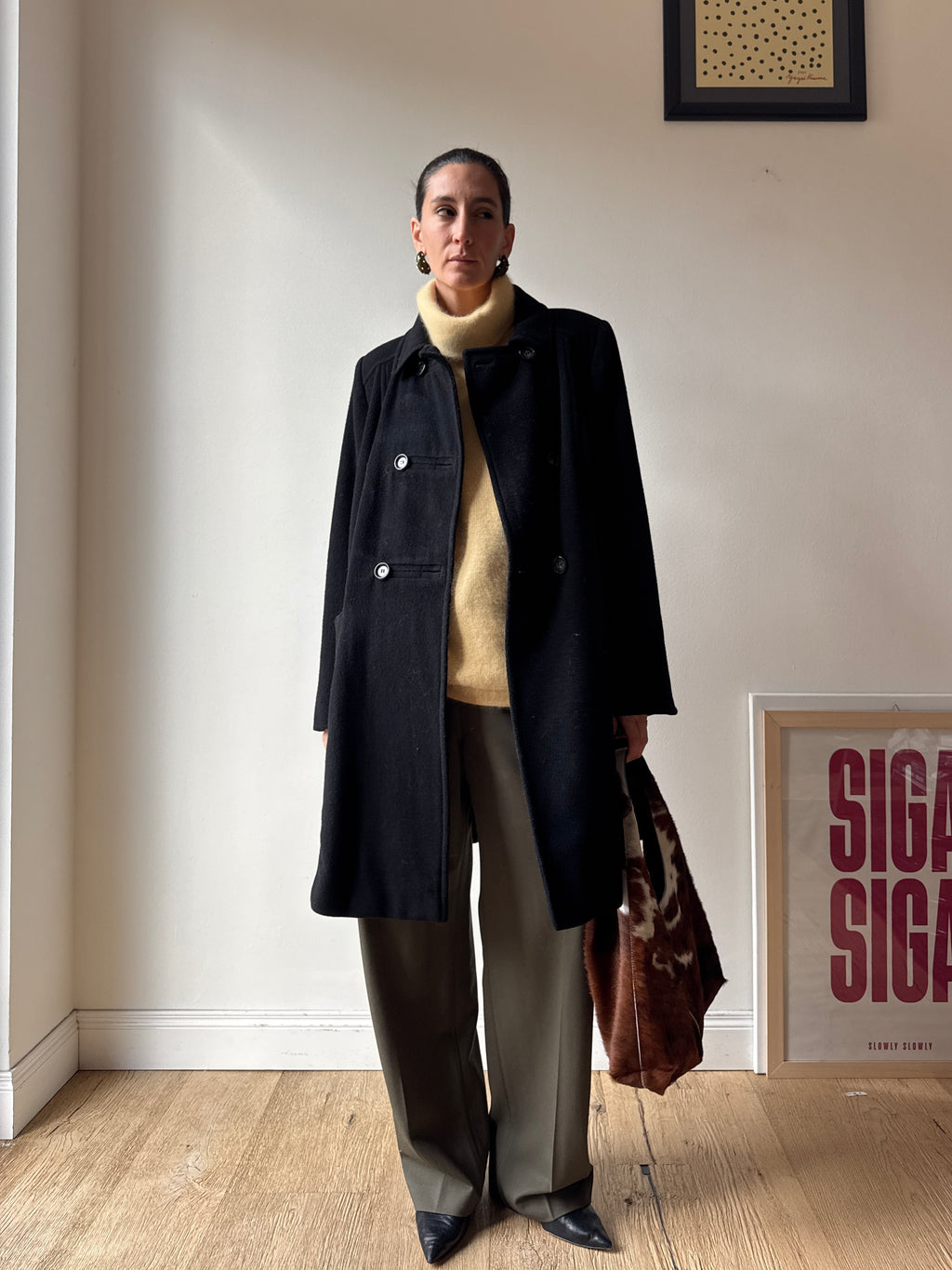 CAPPOTTO MIDI MISTO CASHMERE