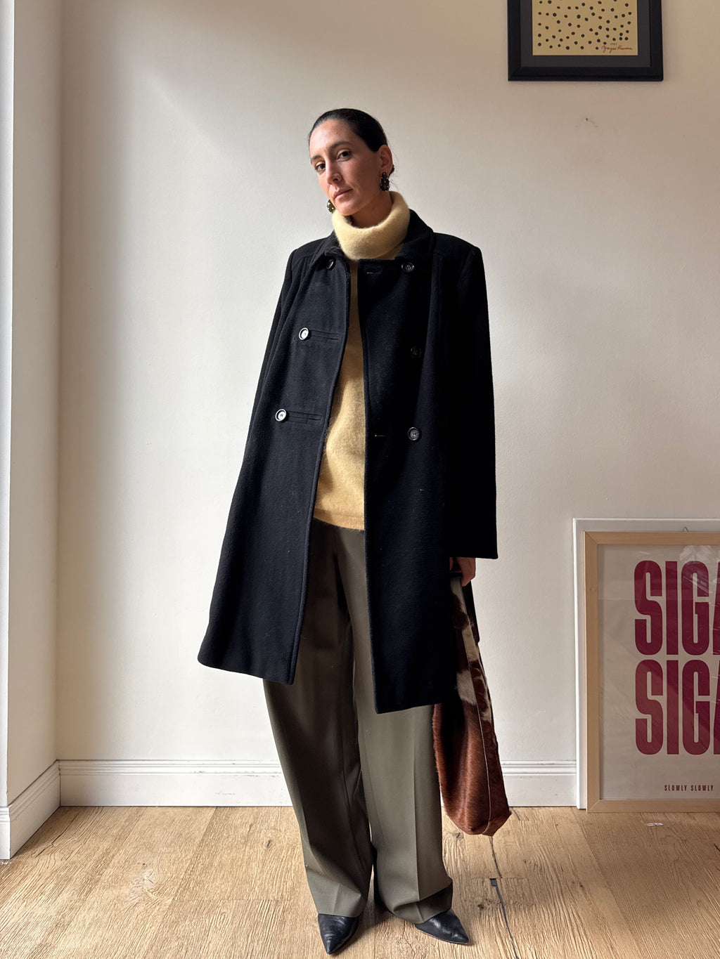 CAPPOTTO MIDI MISTO CASHMERE