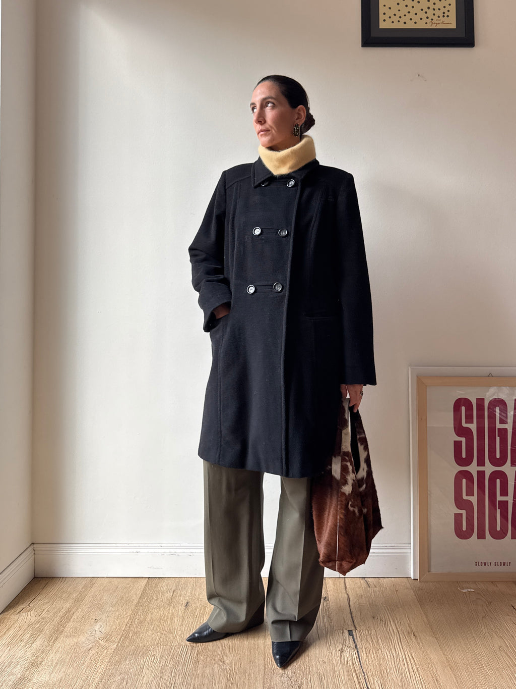 CAPPOTTO MIDI MISTO CASHMERE