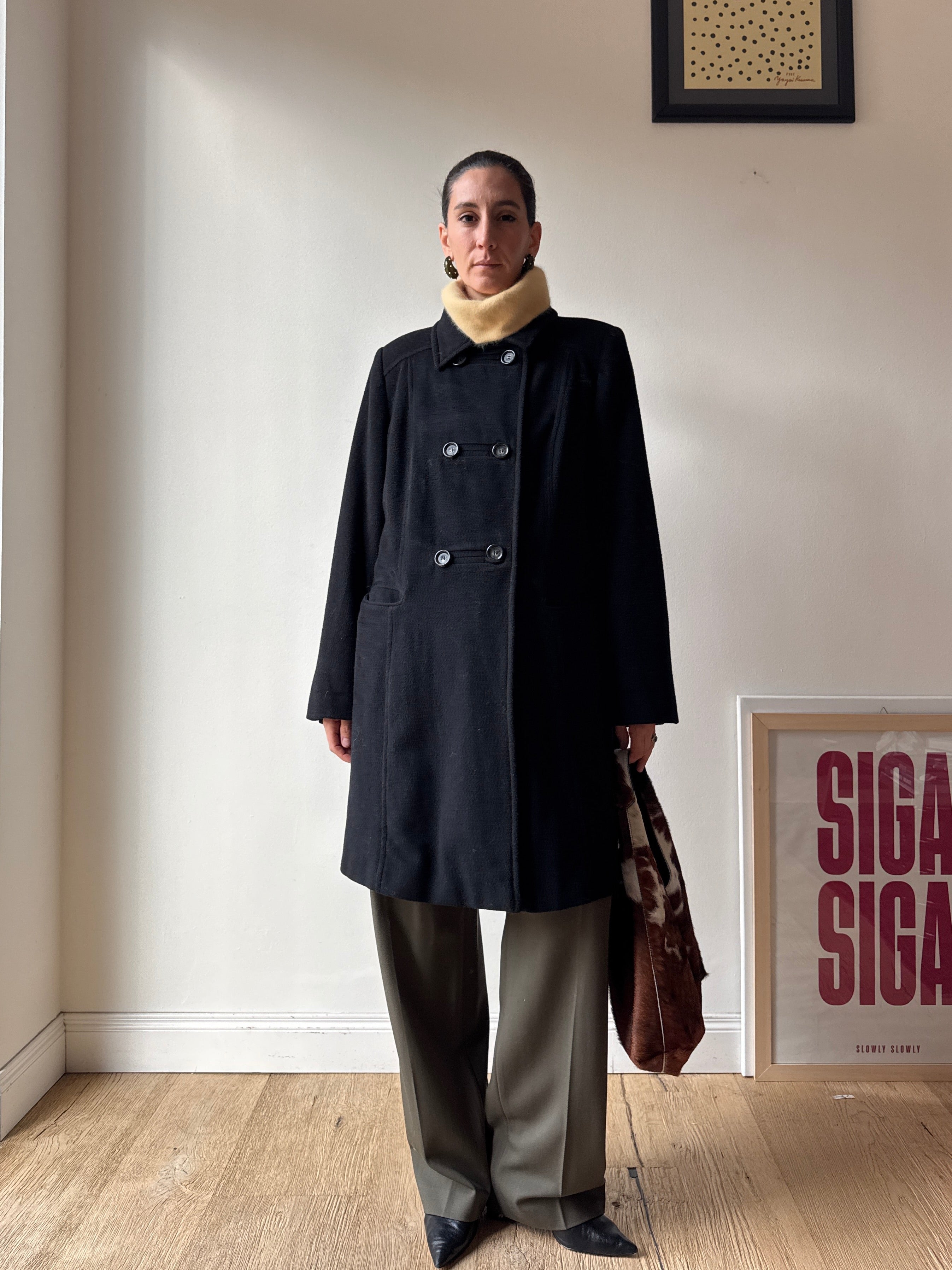 CAPPOTTO MIDI MISTO CASHMERE