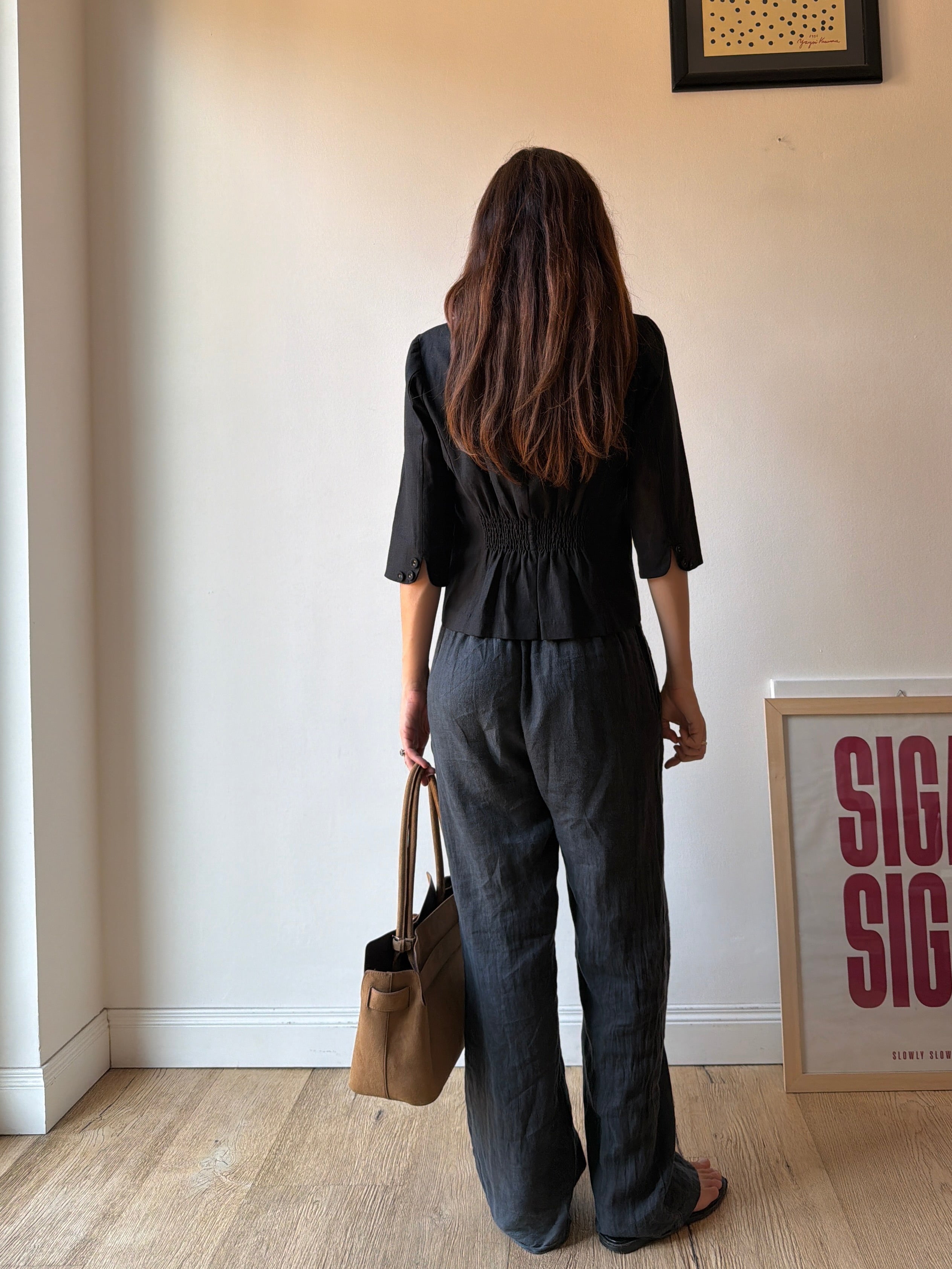 GIACCA/TOP IN LINO
