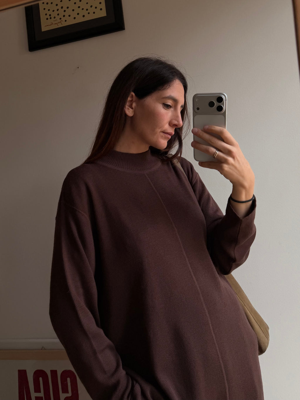 LUPETTO MARRONE SVASATO