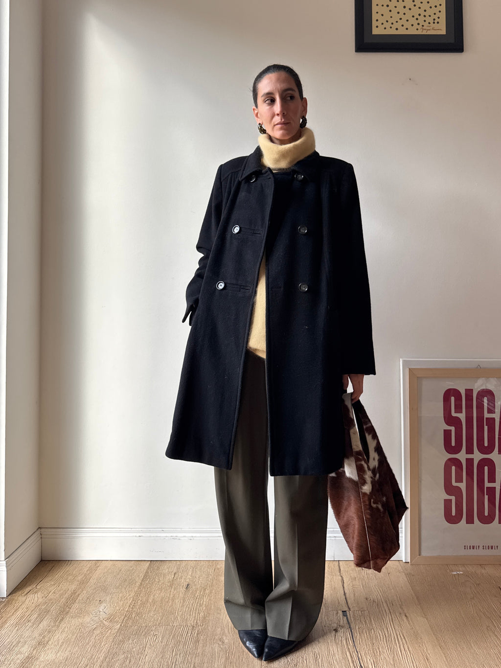 CAPPOTTO MIDI MISTO CASHMERE