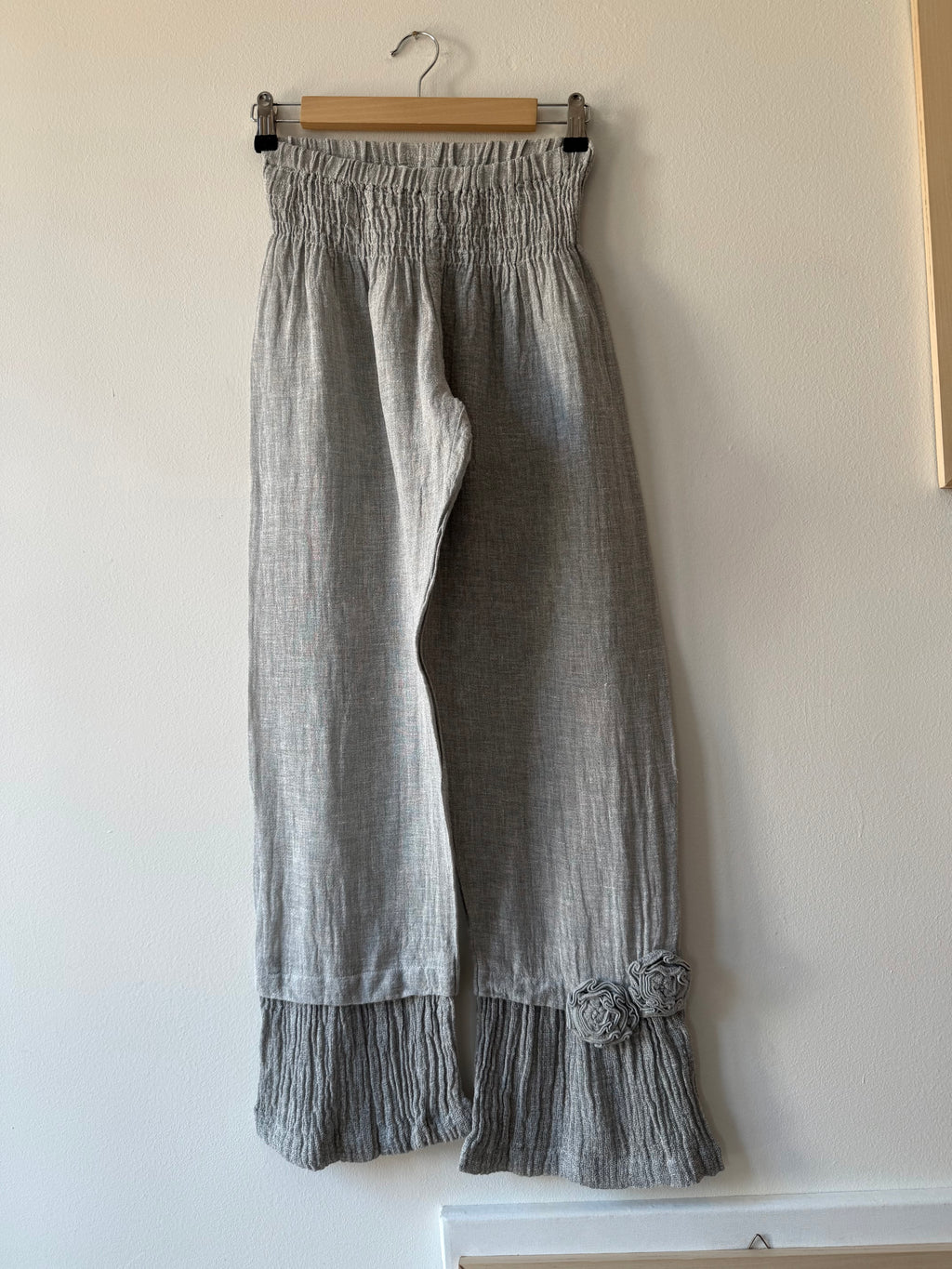 COMPLETO IN LINO GRIGIO