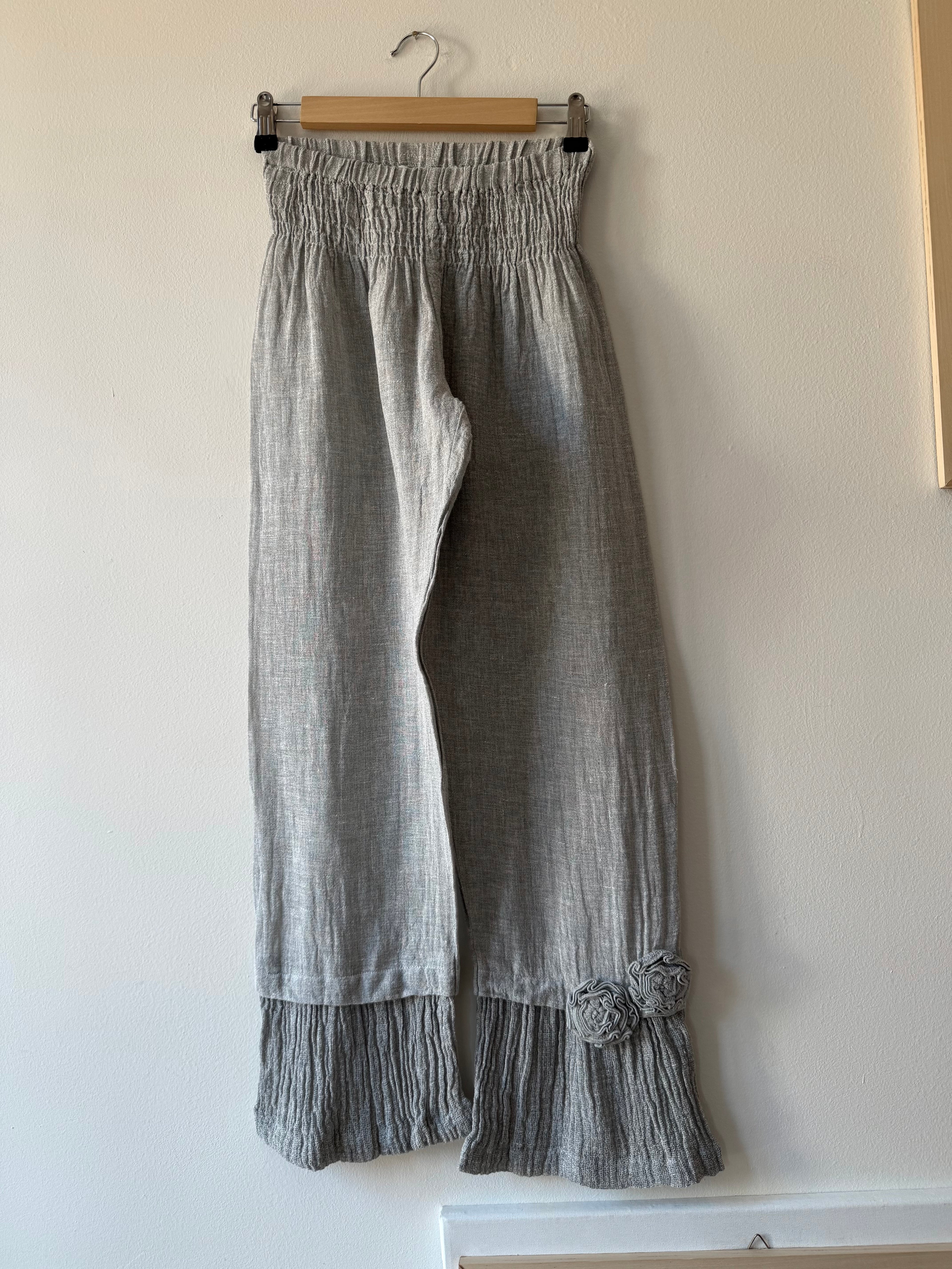 COMPLETO IN LINO GRIGIO