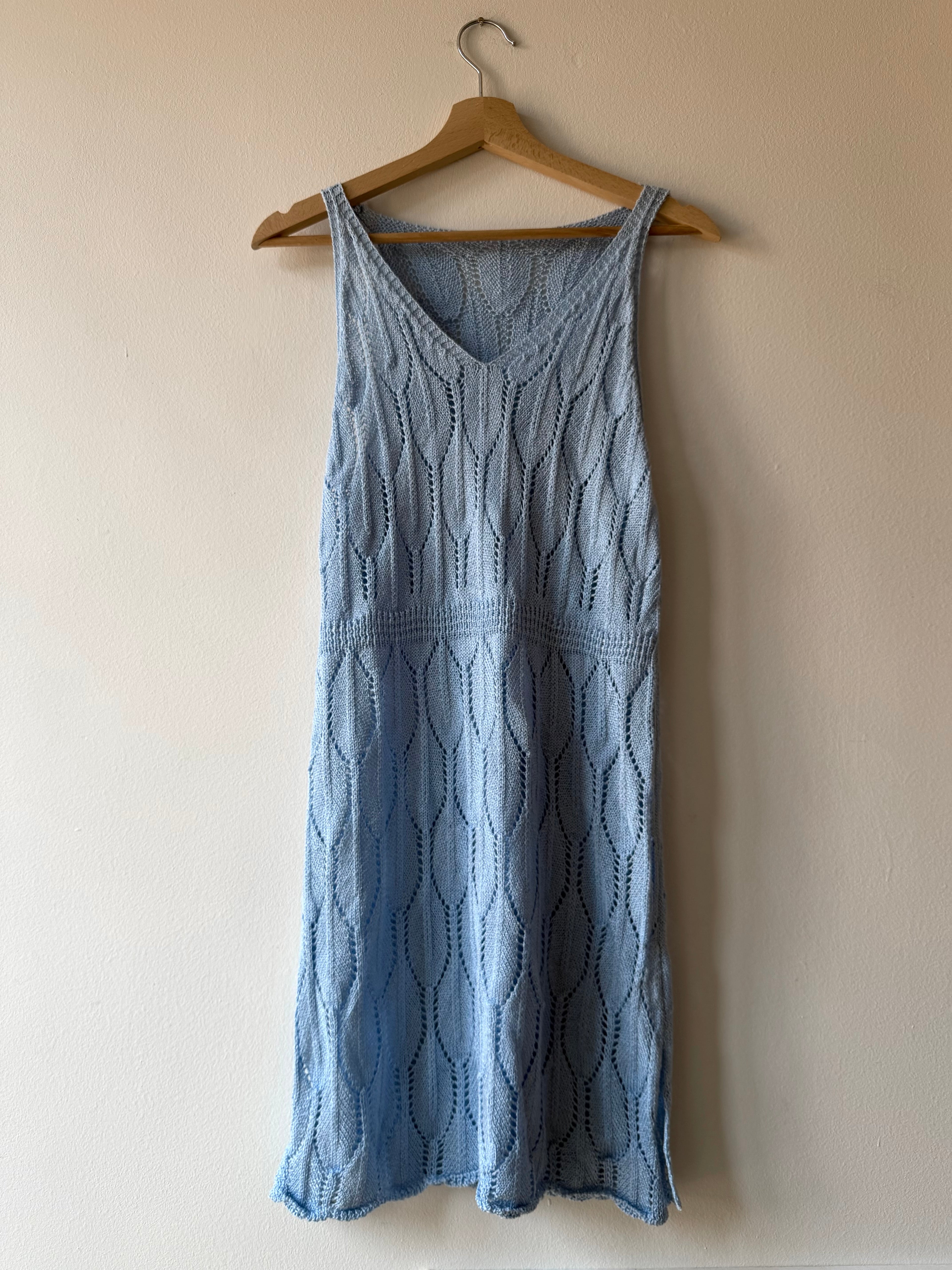 ABITO IN CROCHET AZZURRO