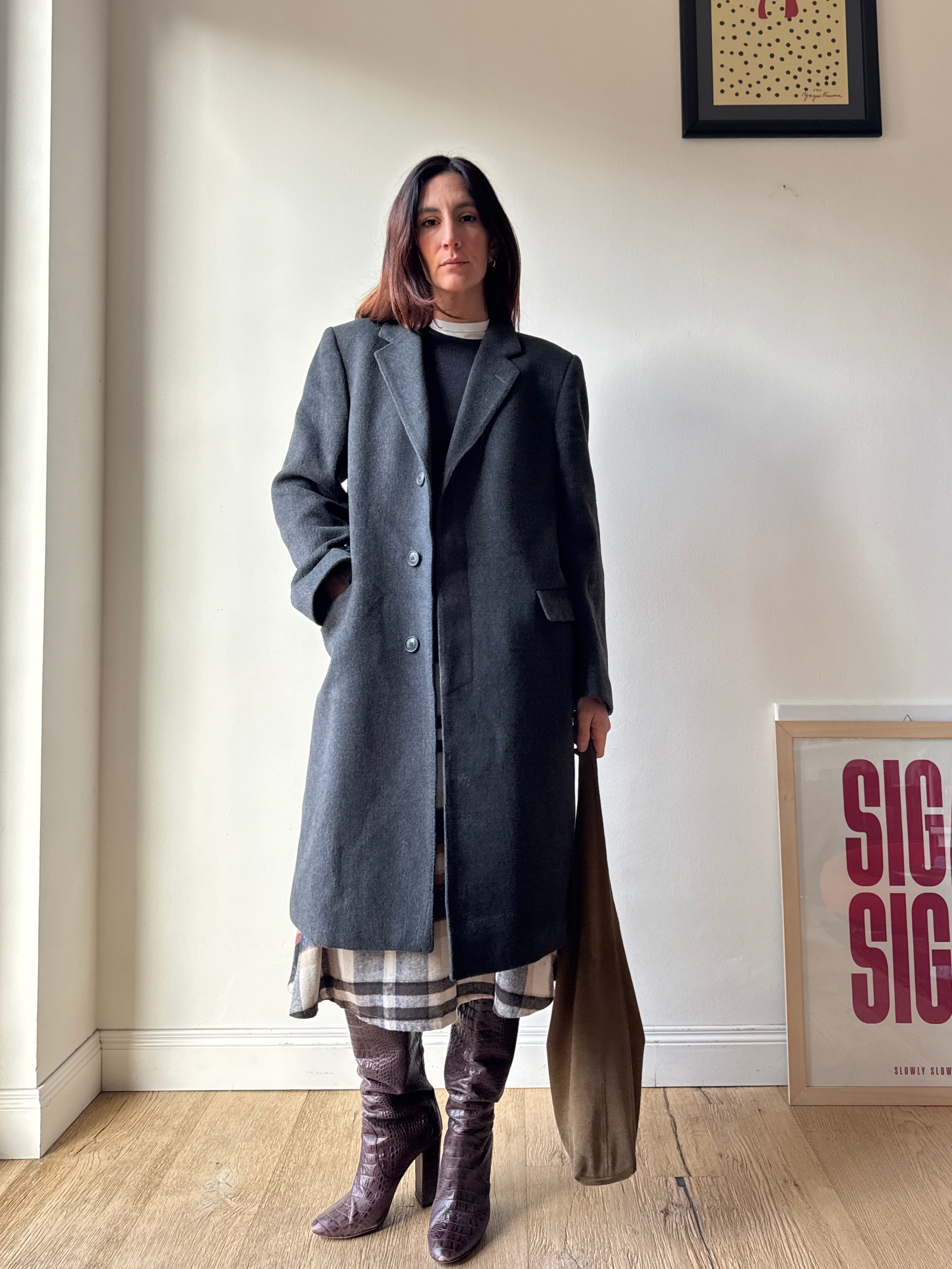 CAPPOTTO GRIGIO STRUTTURATO