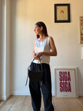 TOP IN SETA CON FIOCCO