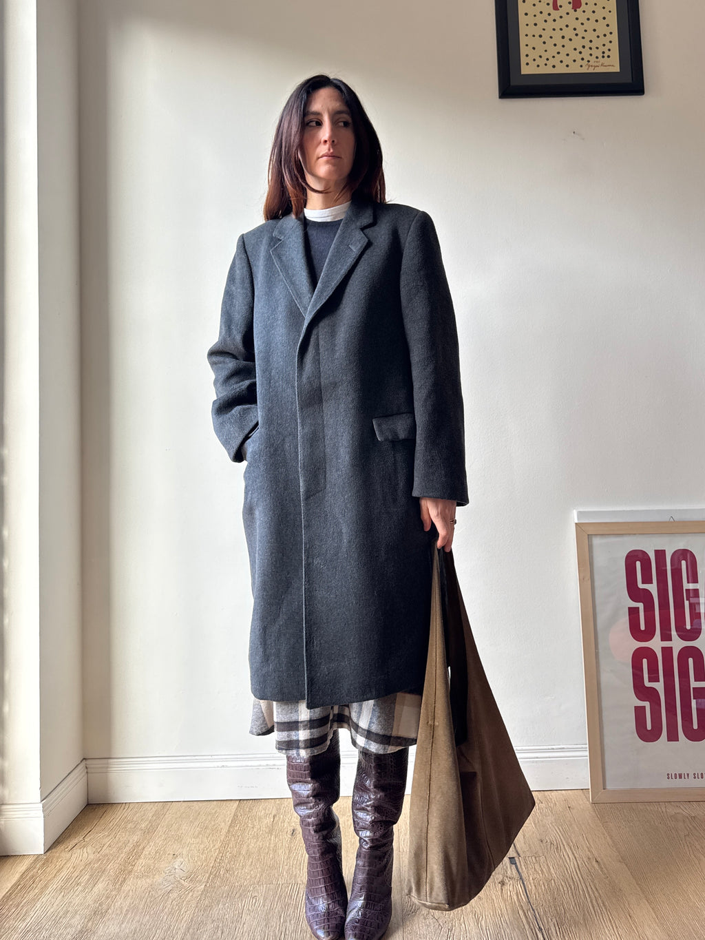 CAPPOTTO GRIGIO STRUTTURATO