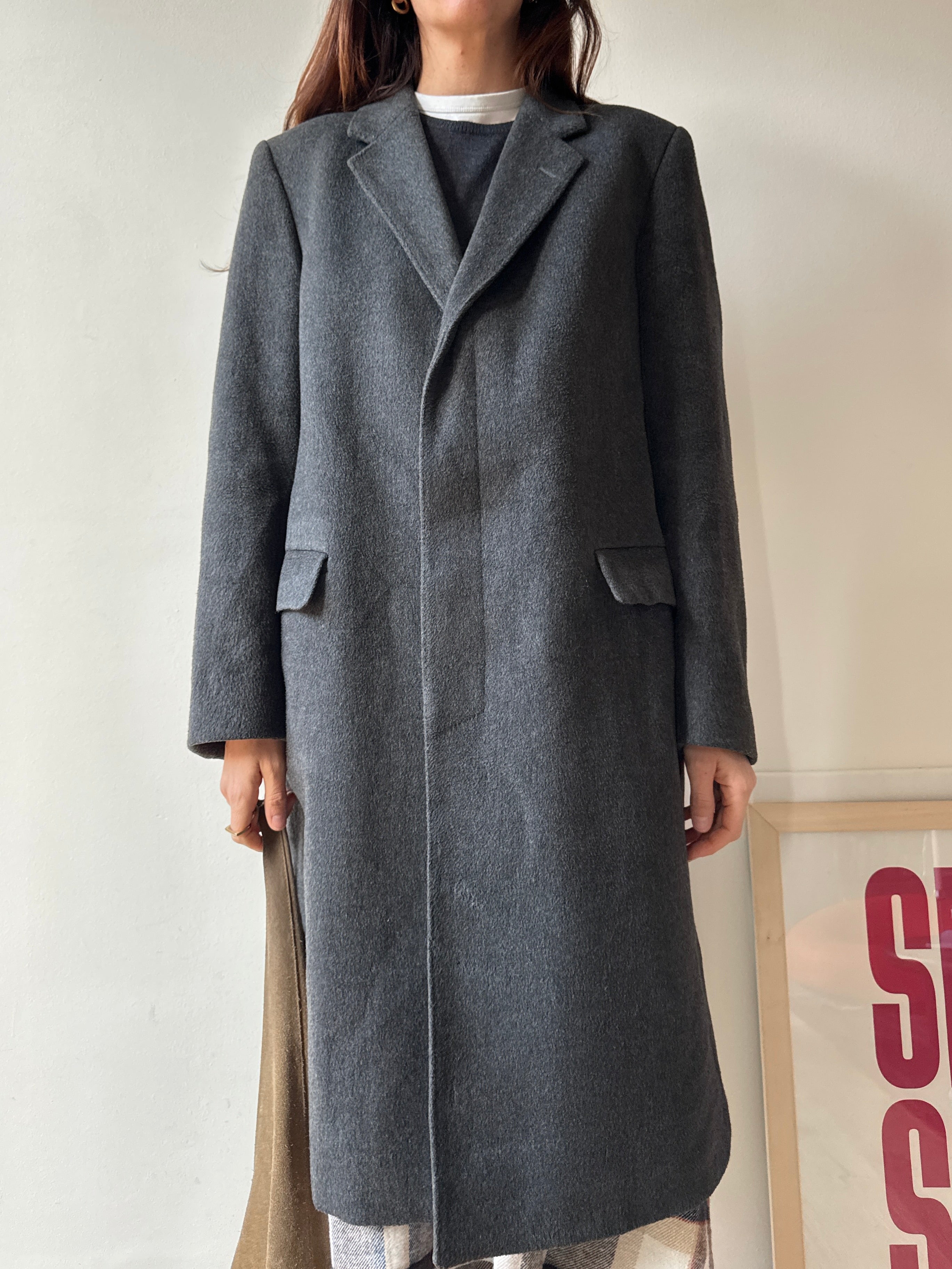 CAPPOTTO GRIGIO STRUTTURATO
