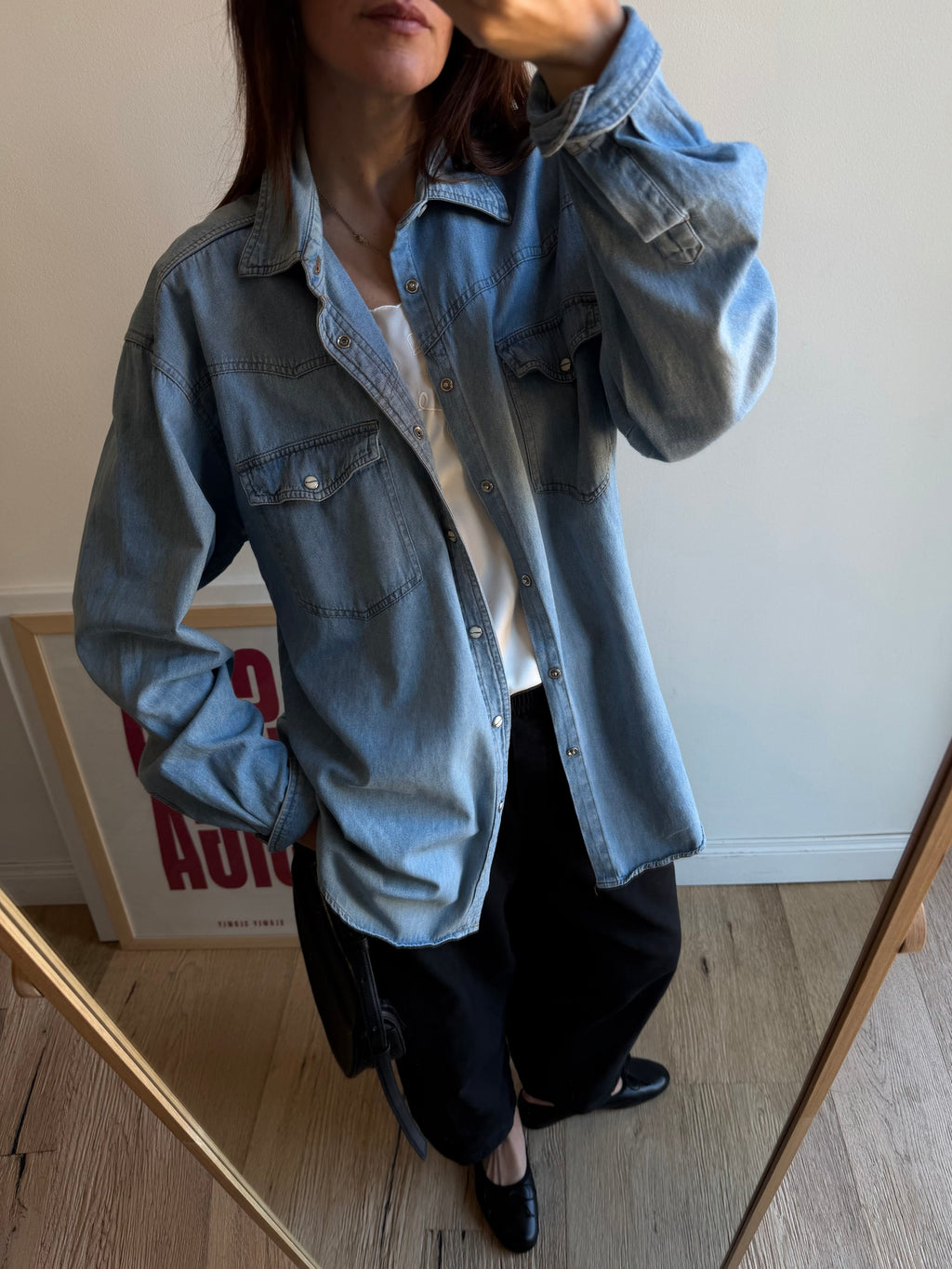 CAMICIA IN DENIM OVER