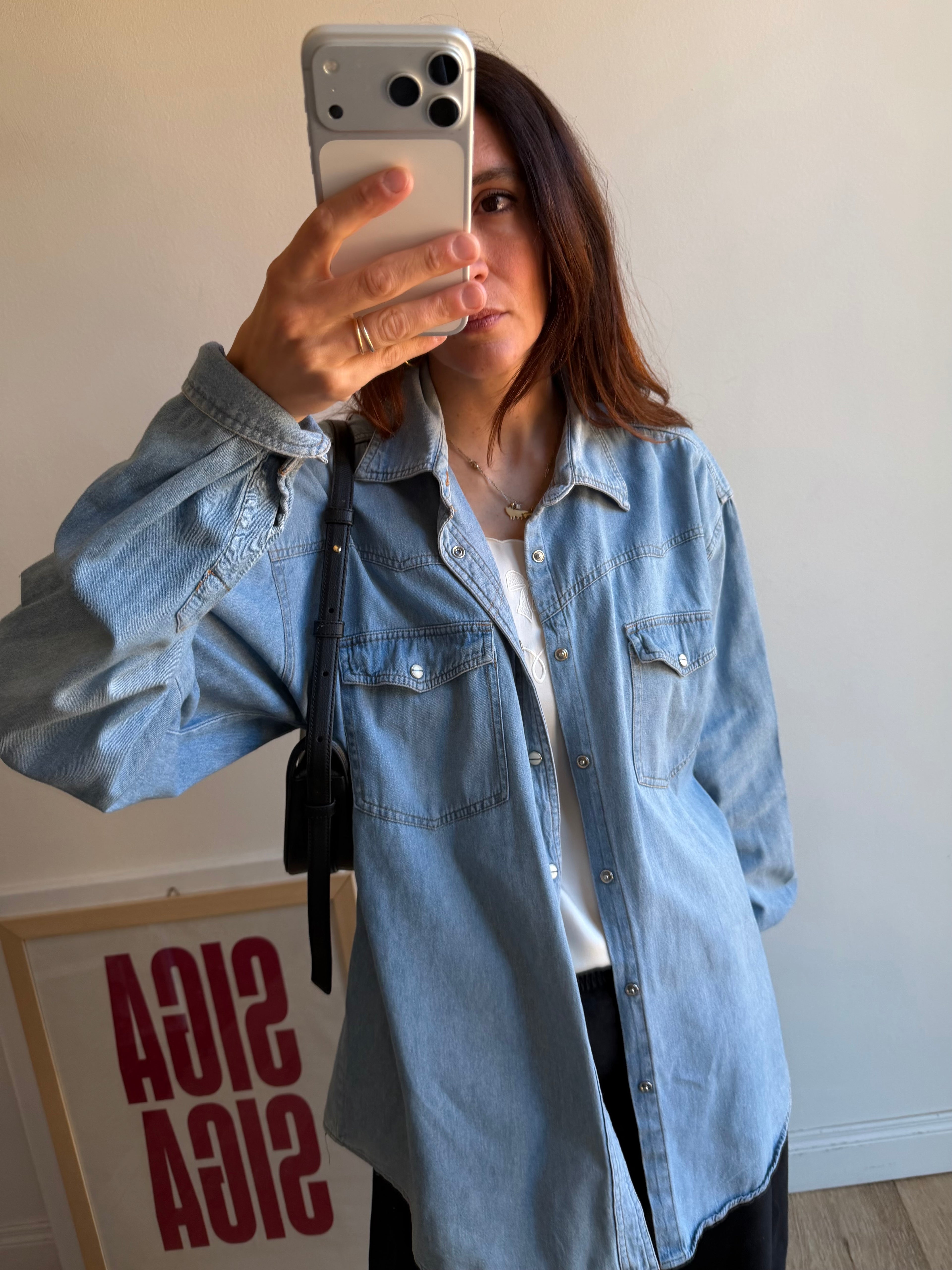 CAMICIA IN DENIM OVER