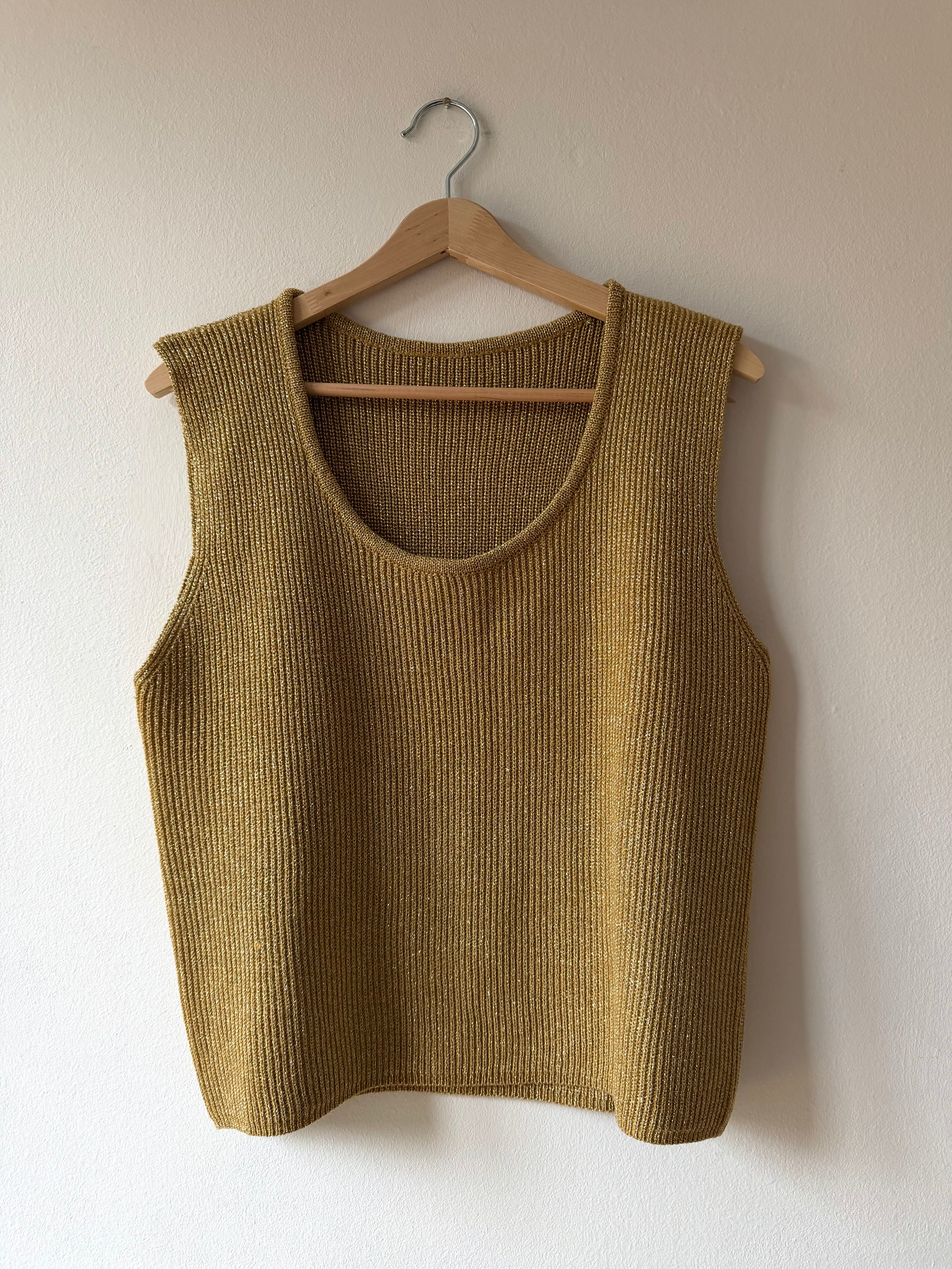 TOP IN LUREX ORO