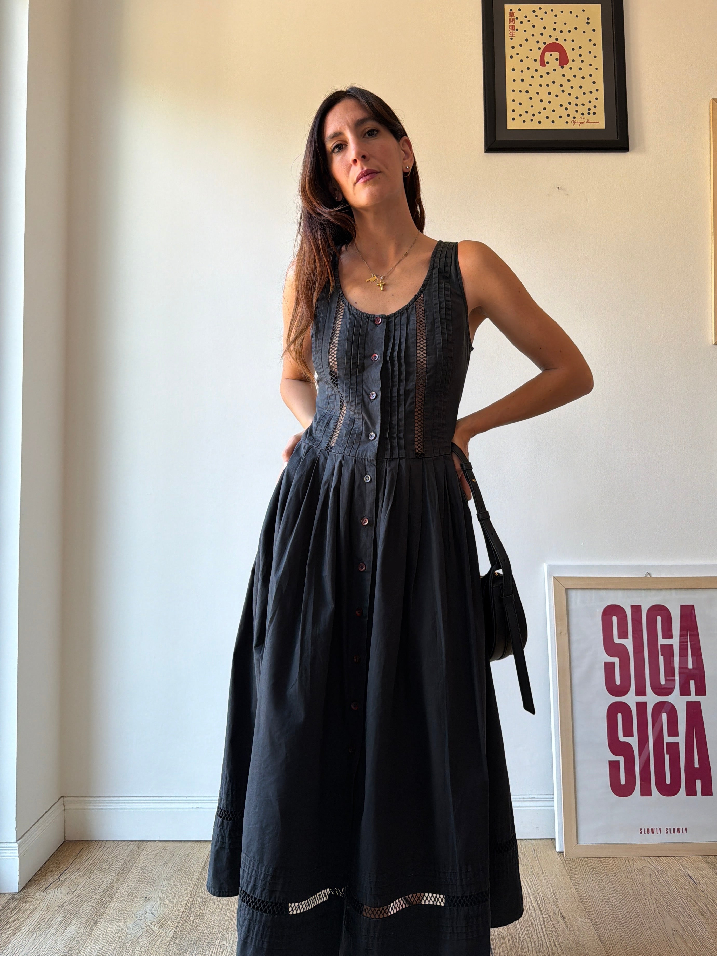 ABITO NERO ALBERTA FERRETTI JEANS