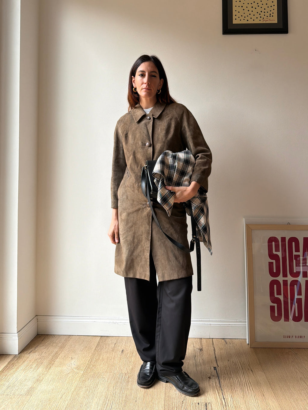 CAPPOTTO IN CAMOSCIO TORTORA