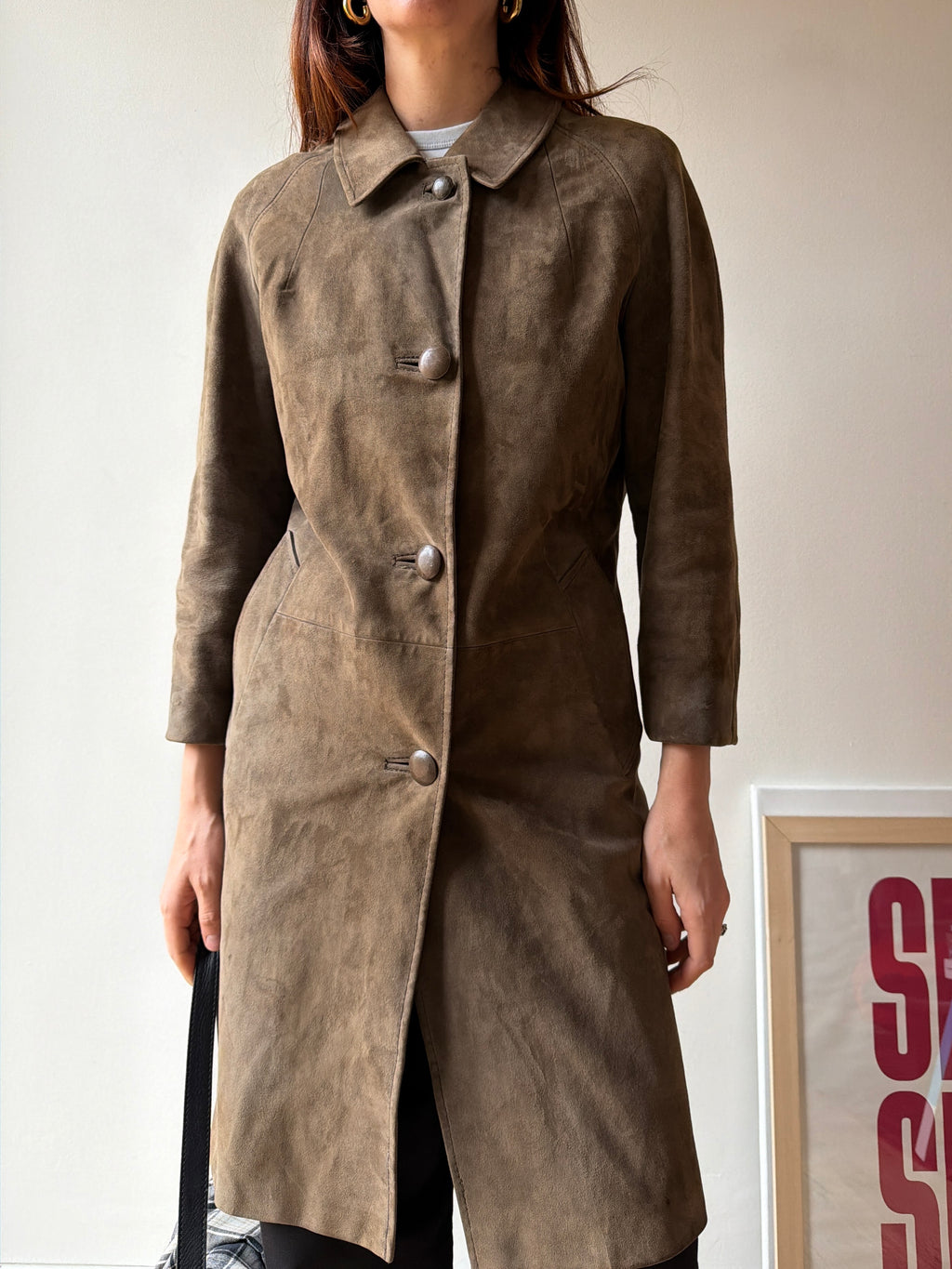 CAPPOTTO IN CAMOSCIO TORTORA