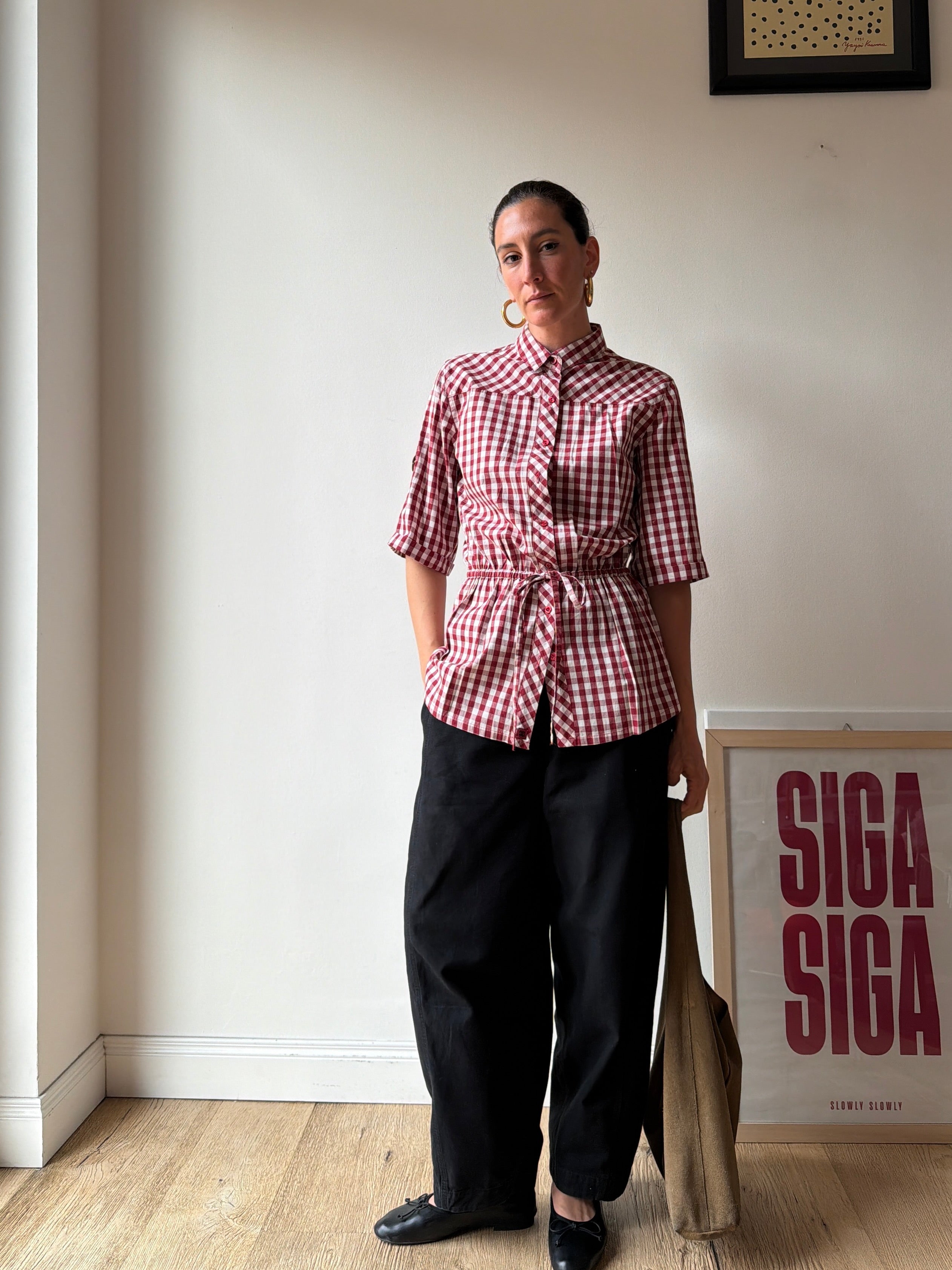 CAMICIA VICHY ROSSA