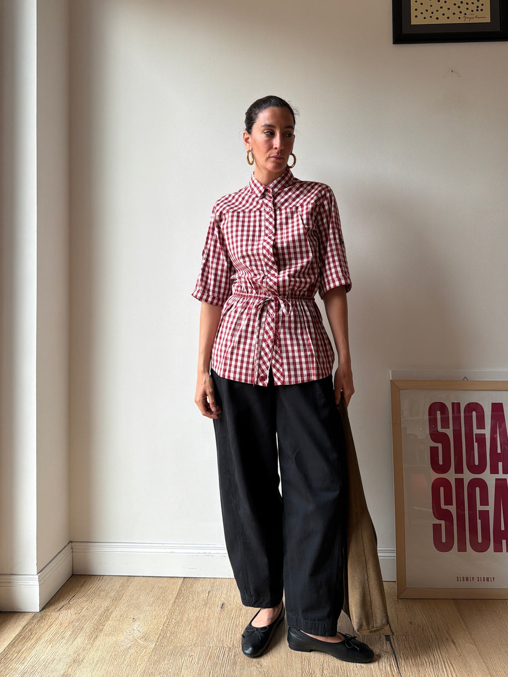 CAMICIA VICHY ROSSA