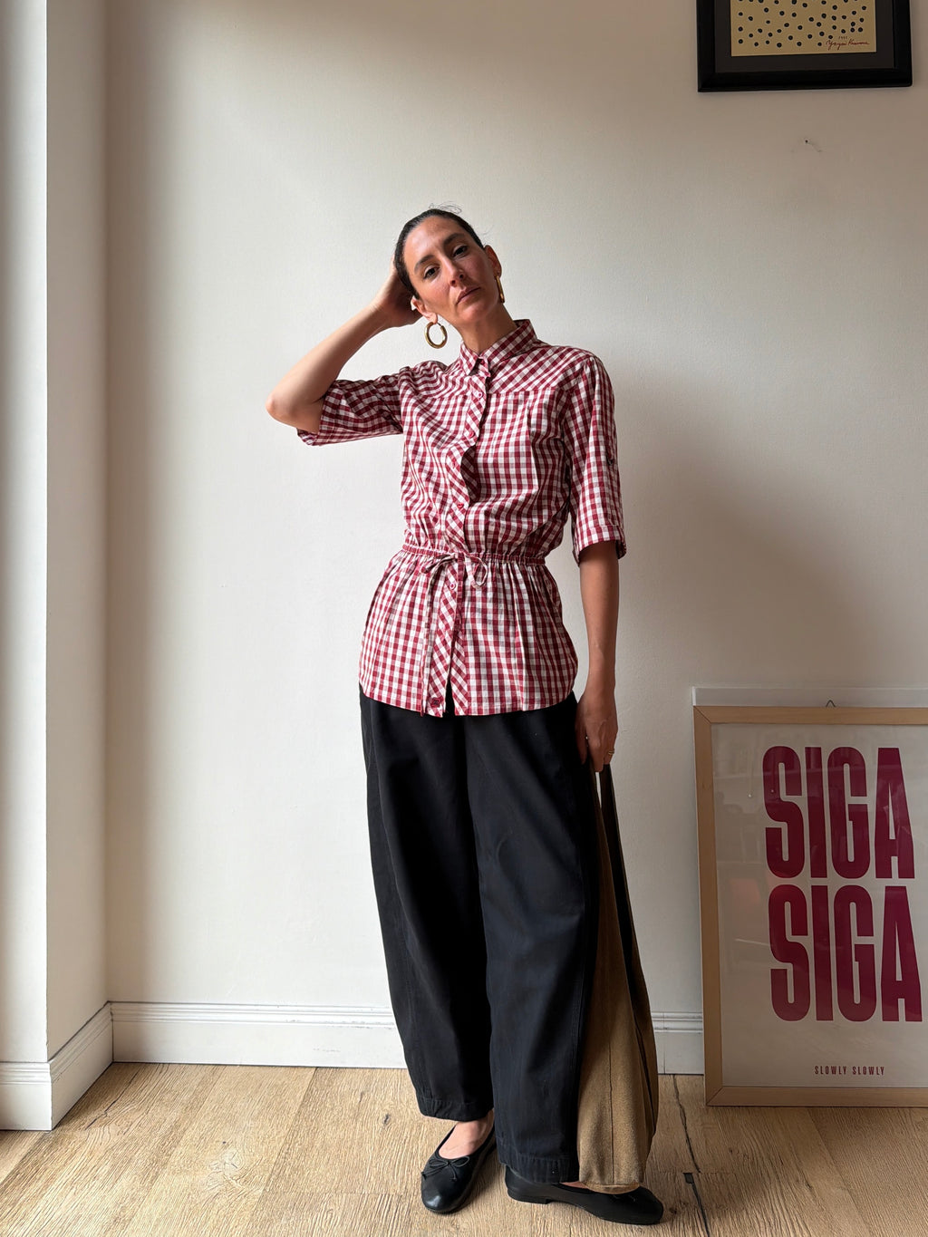CAMICIA VICHY ROSSA