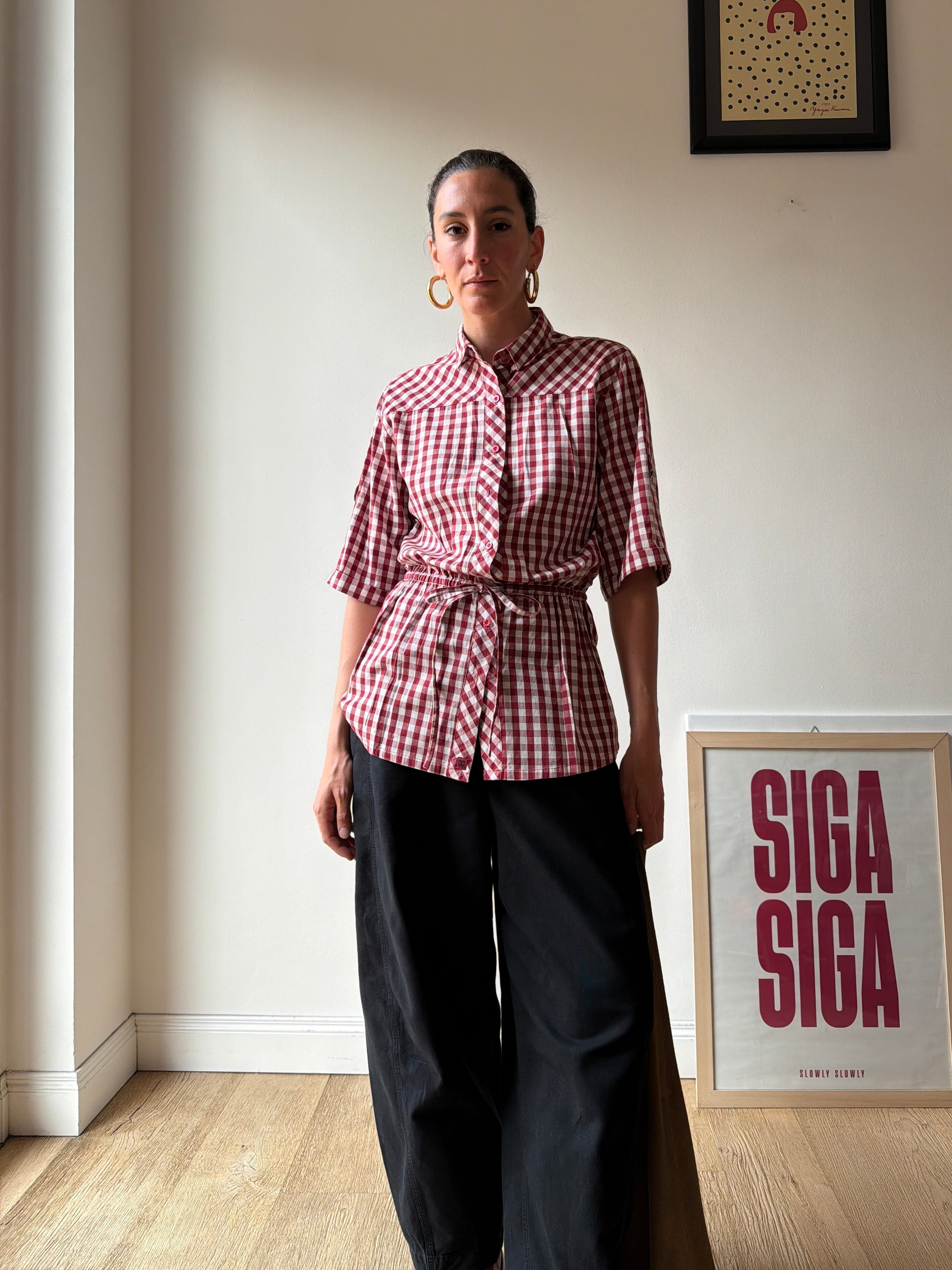CAMICIA VICHY ROSSA