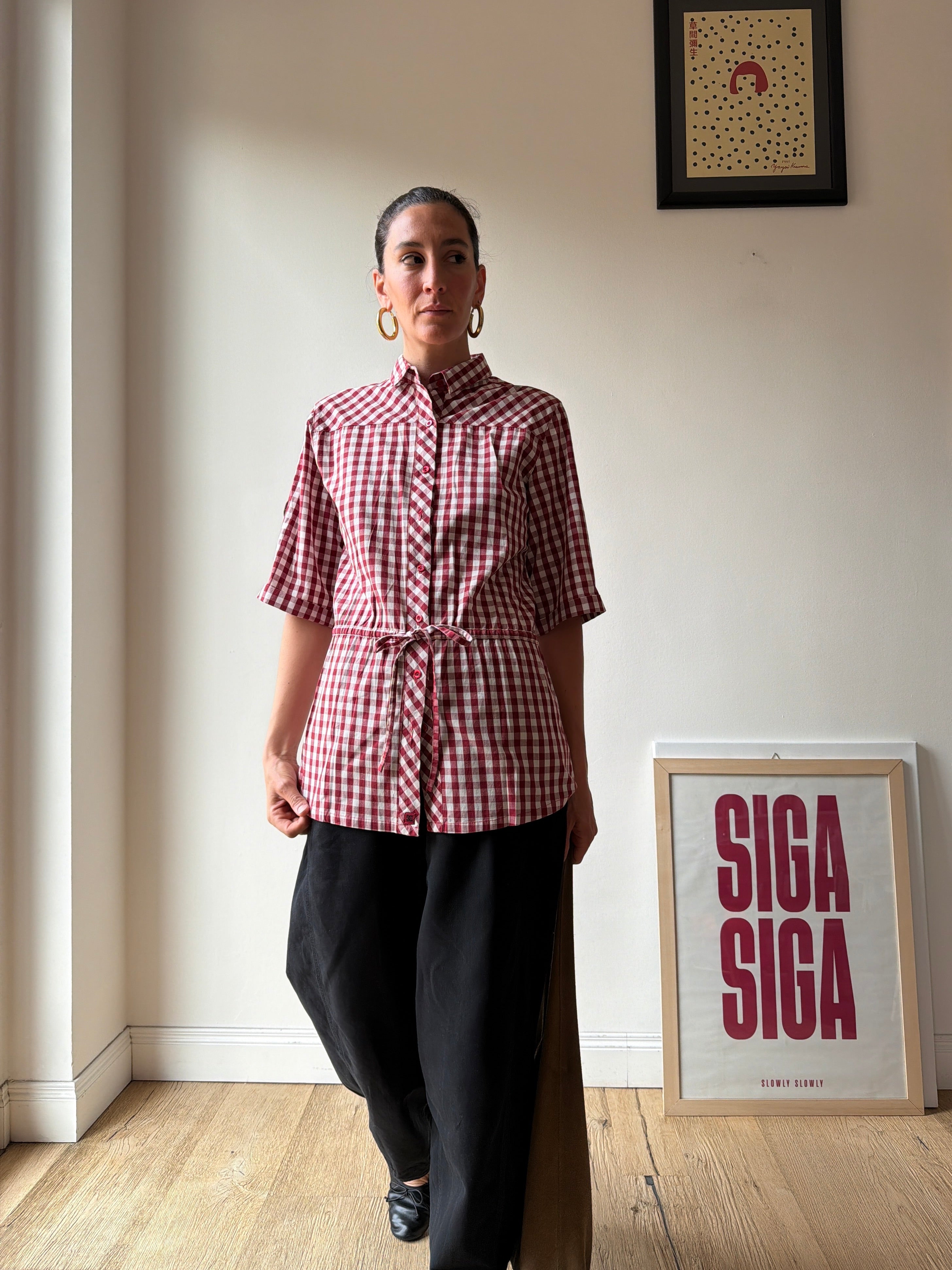 CAMICIA VICHY ROSSA