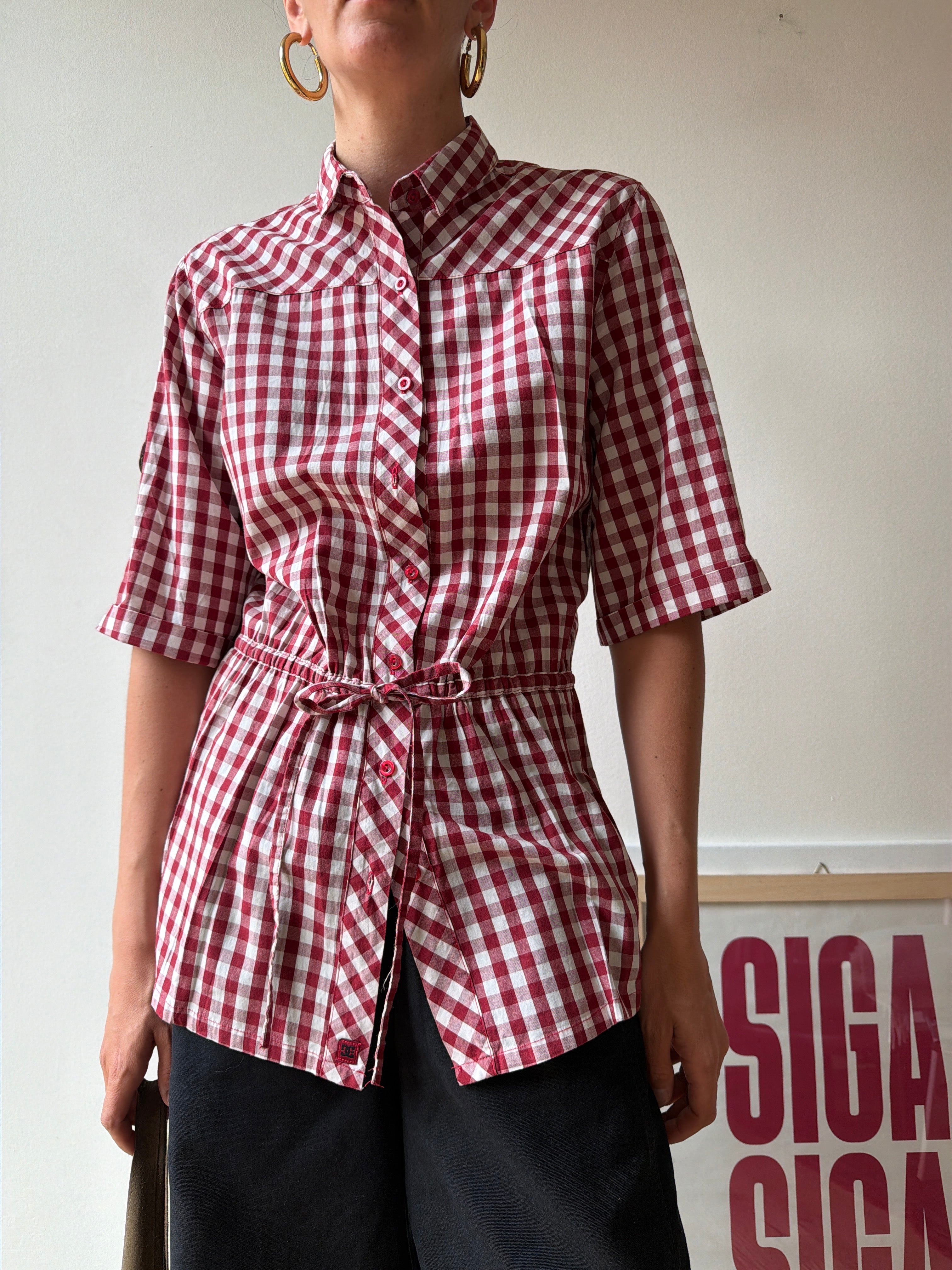 CAMICIA VICHY ROSSA