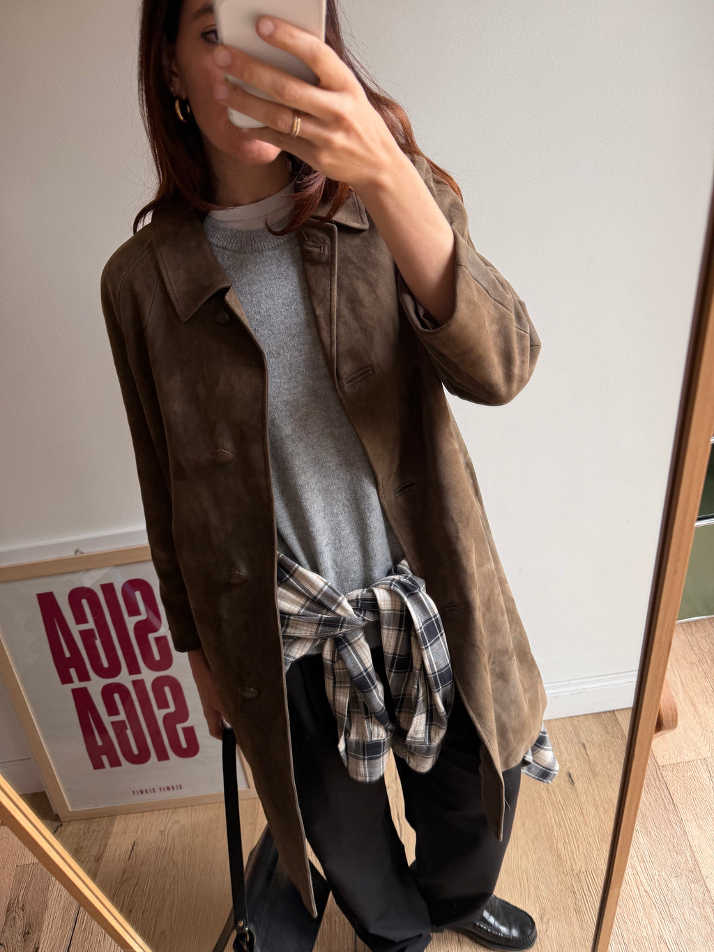 CAPPOTTO IN CAMOSCIO TORTORA