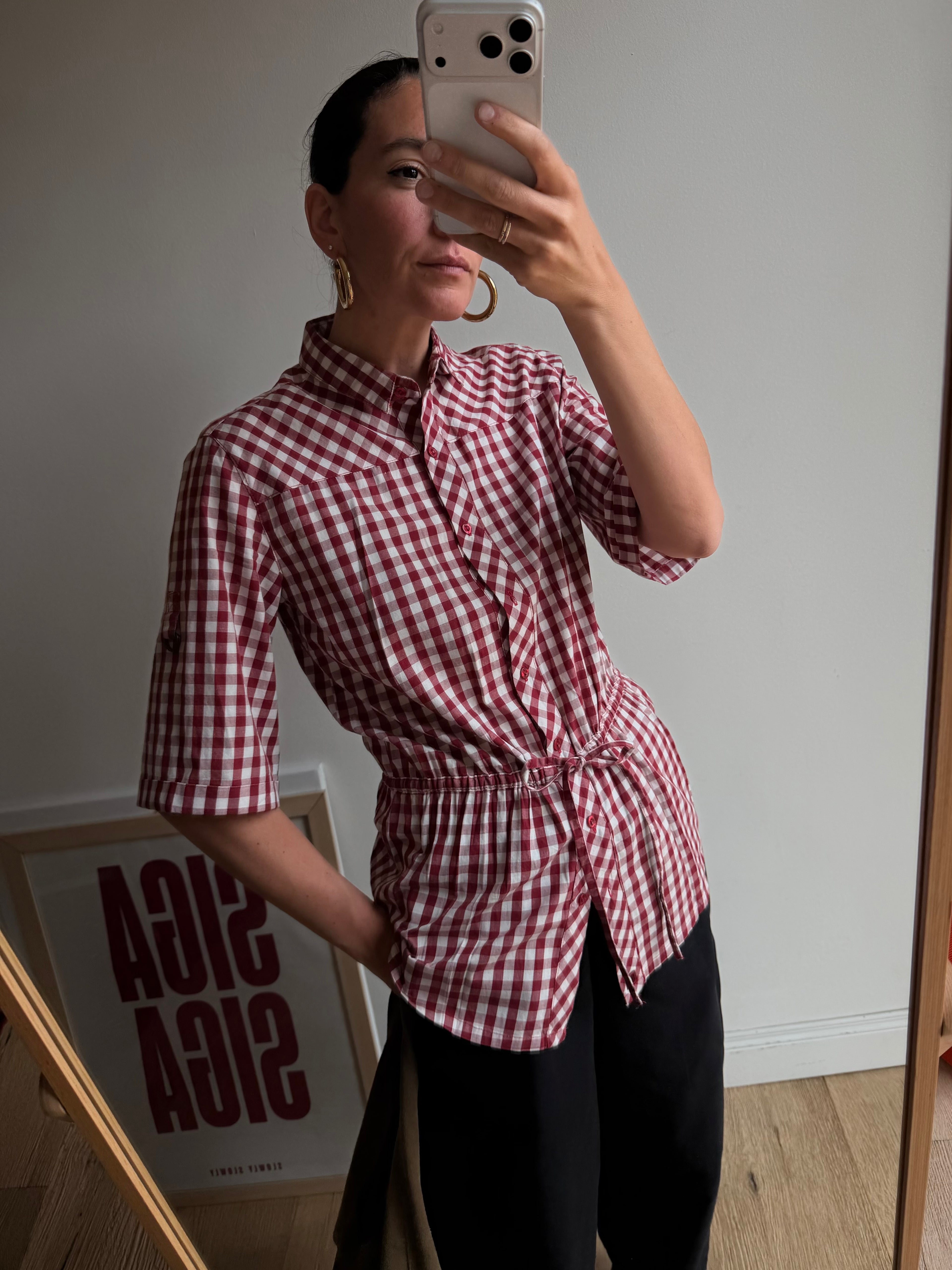 CAMICIA VICHY ROSSA