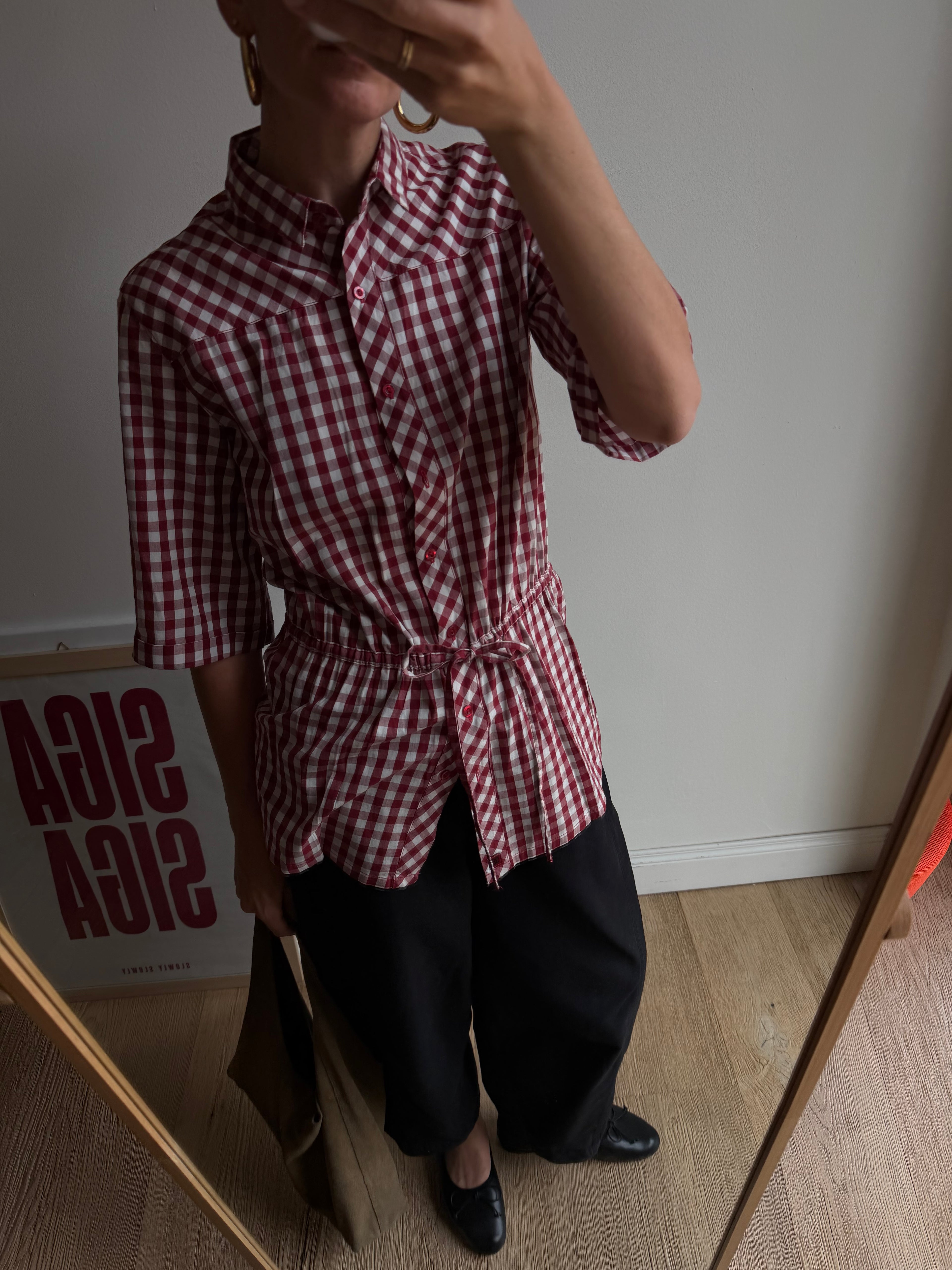 CAMICIA VICHY ROSSA