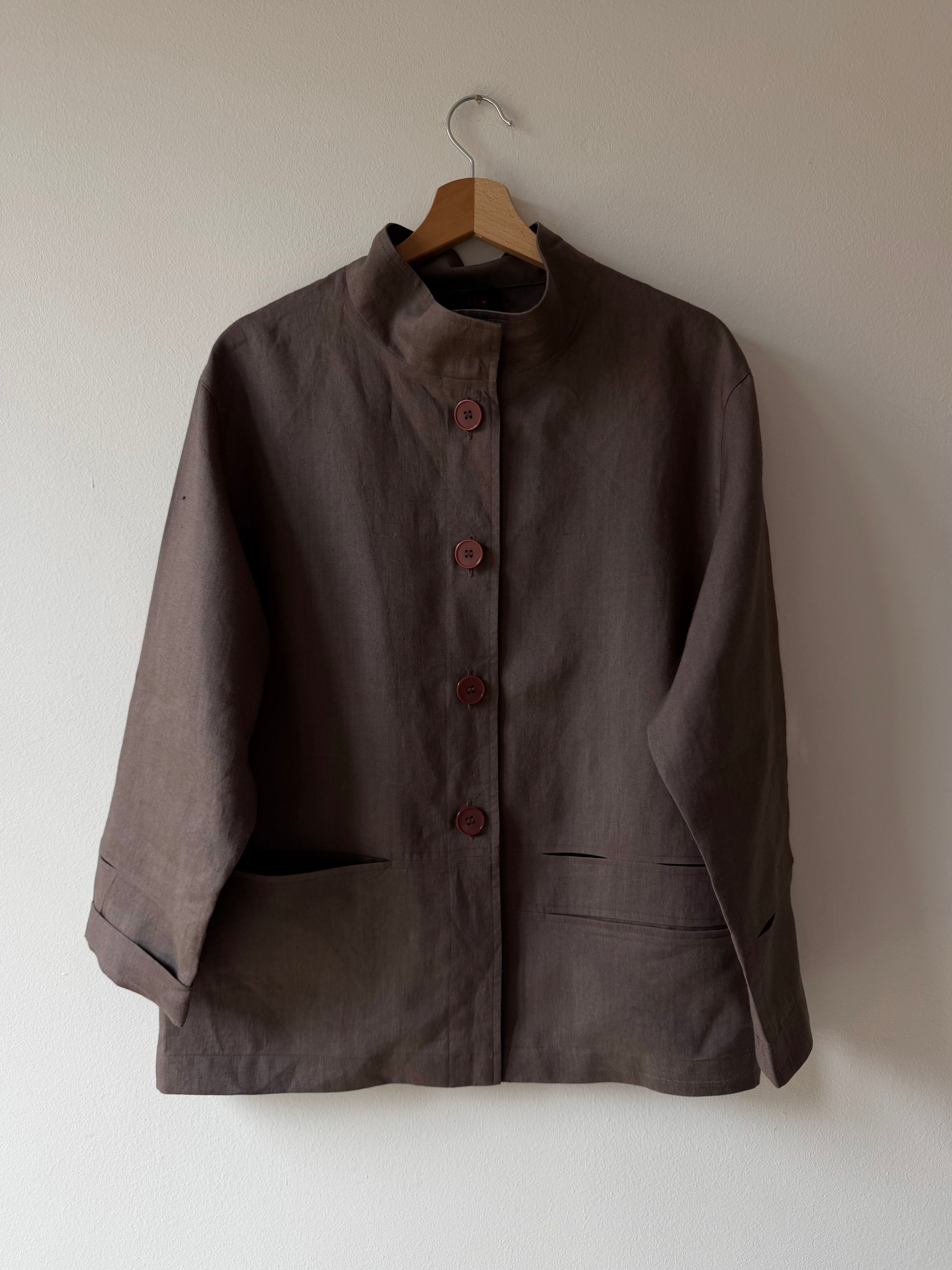 GIACCA CAMICIA IN LINO