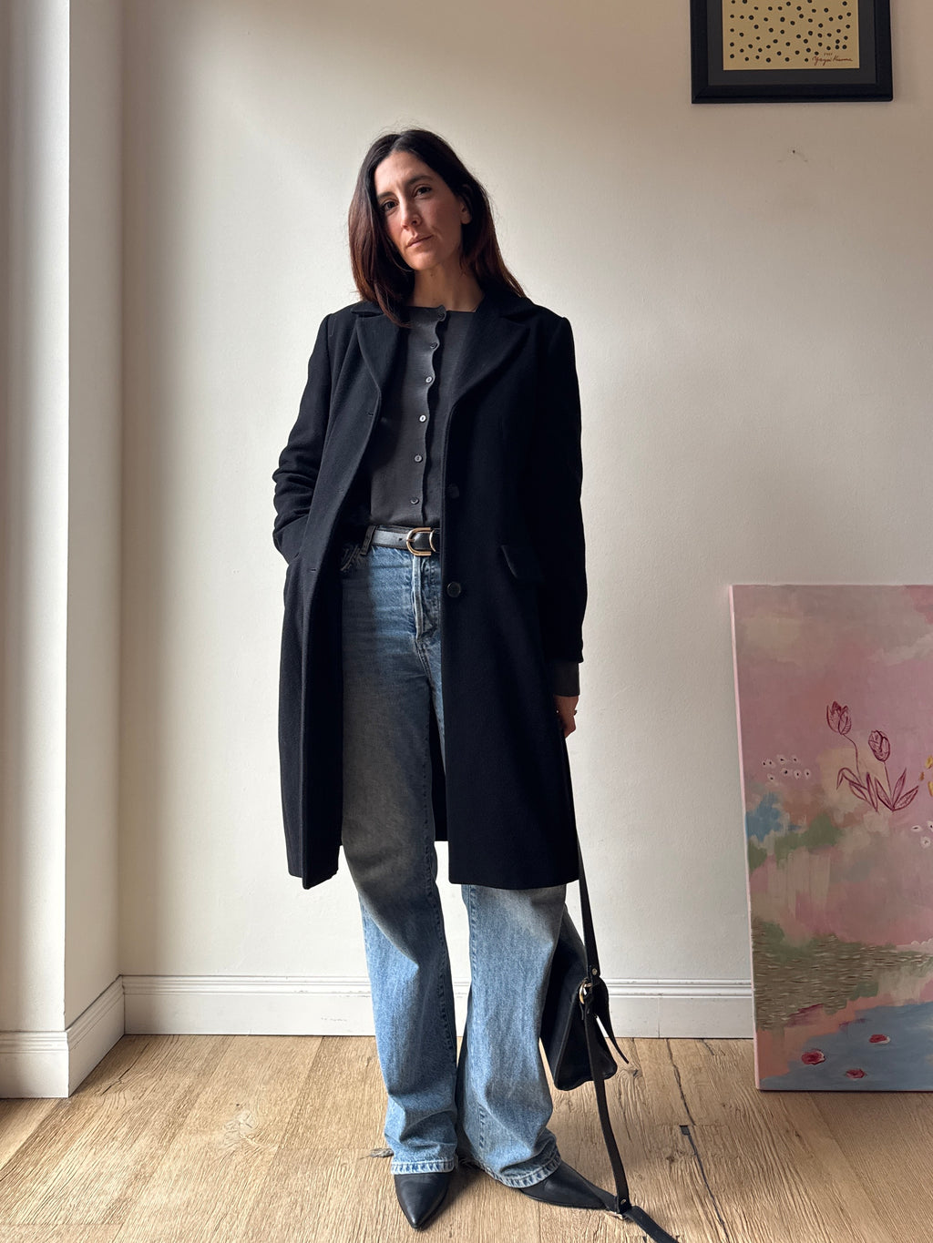 CAPPOTTO NERO SLIM
