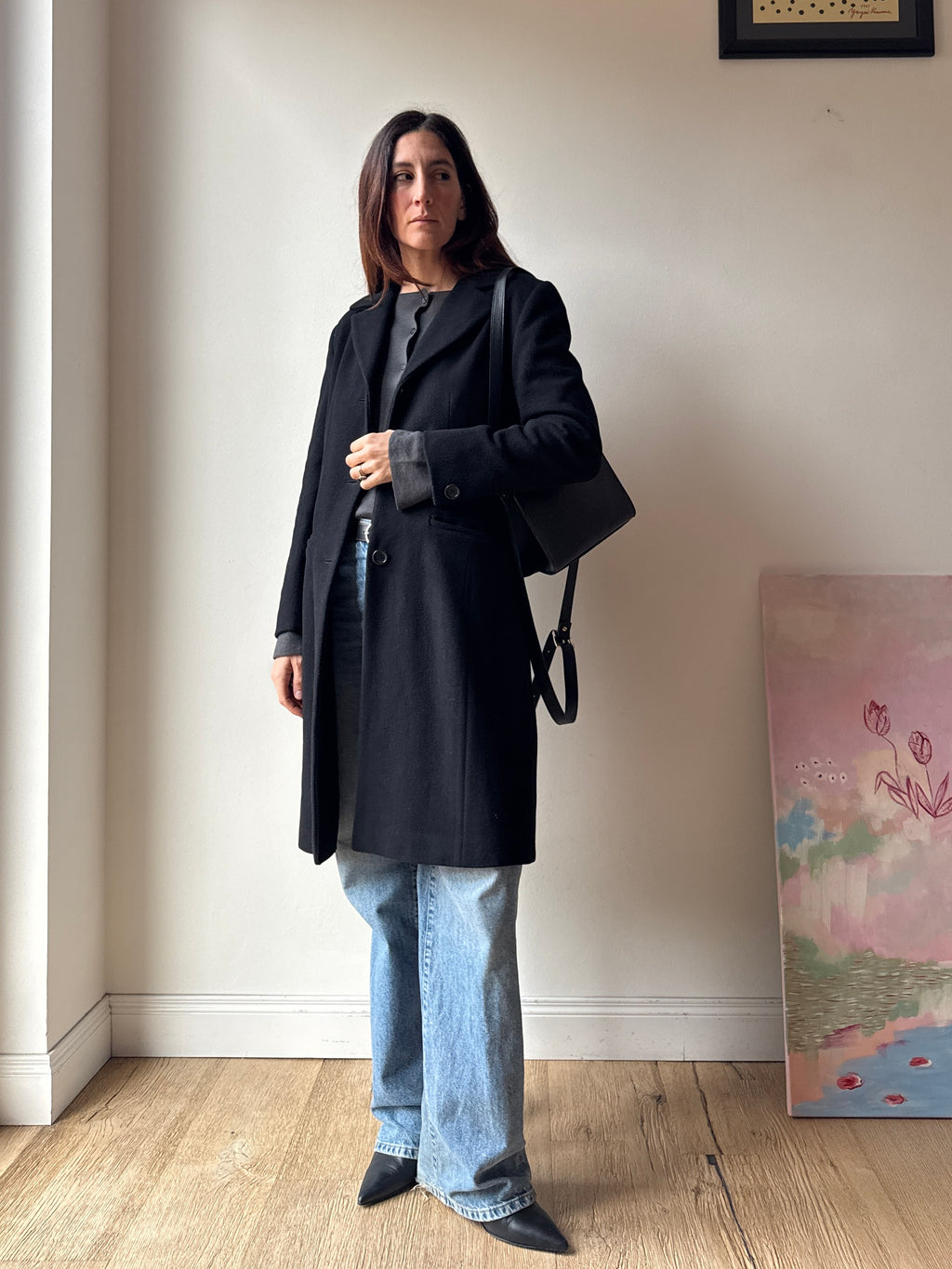 CAPPOTTO NERO SLIM
