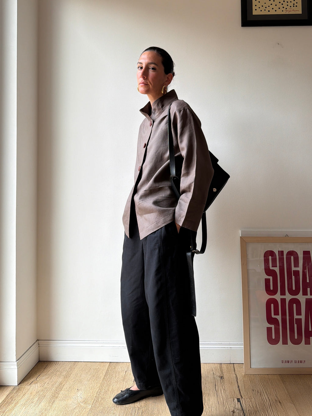 GIACCA CAMICIA IN LINO