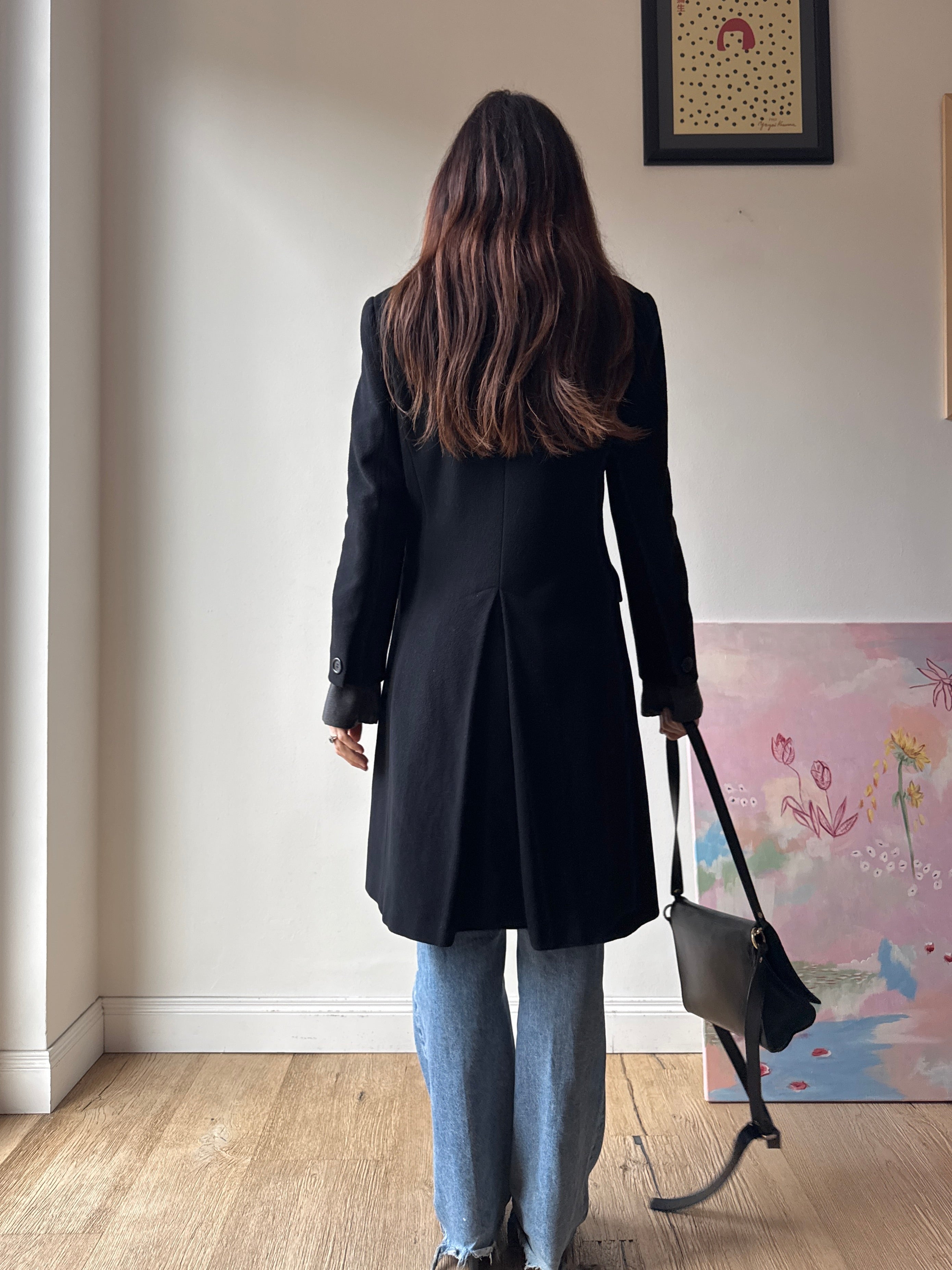 CAPPOTTO NERO SLIM