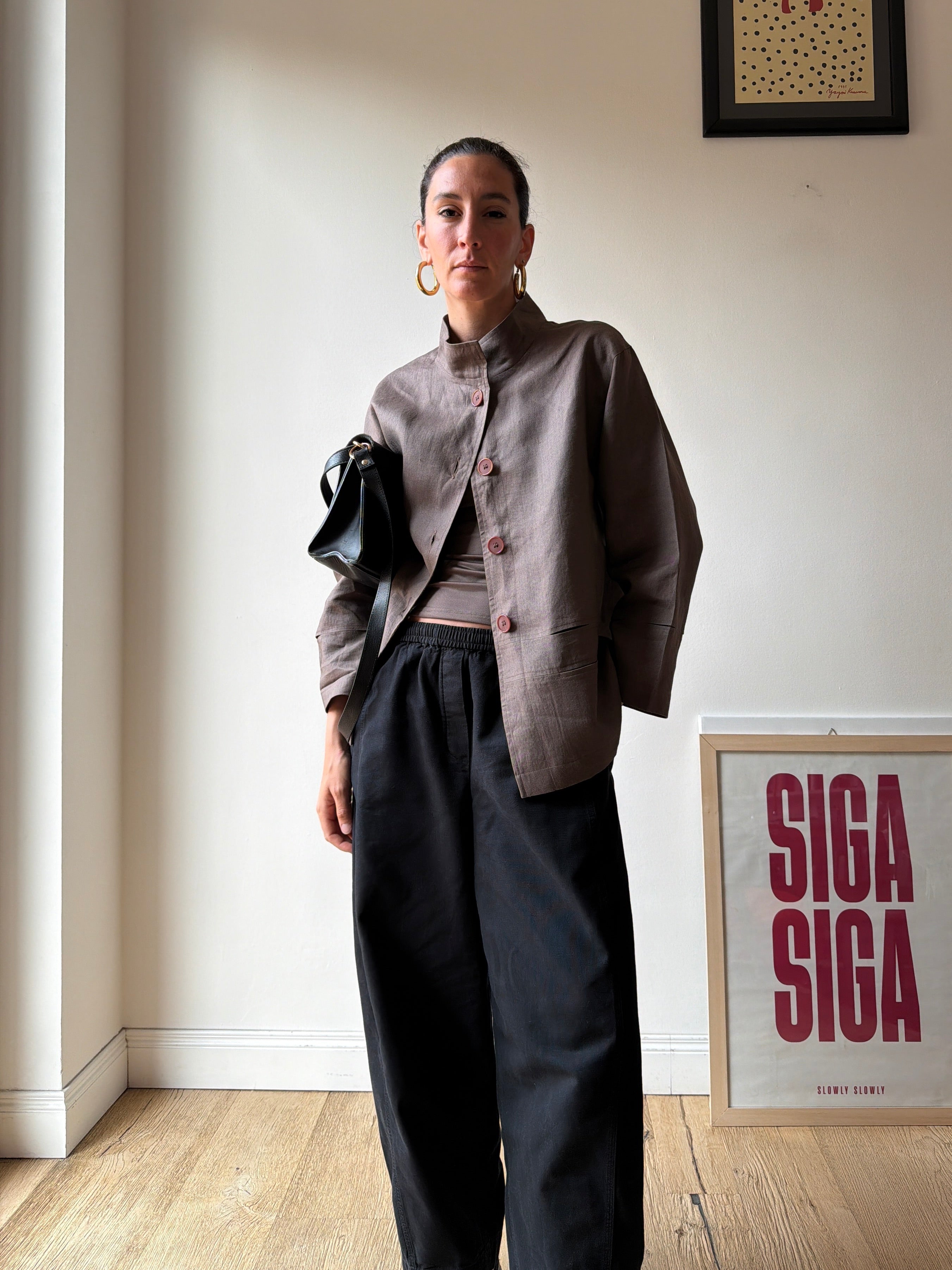 GIACCA CAMICIA IN LINO
