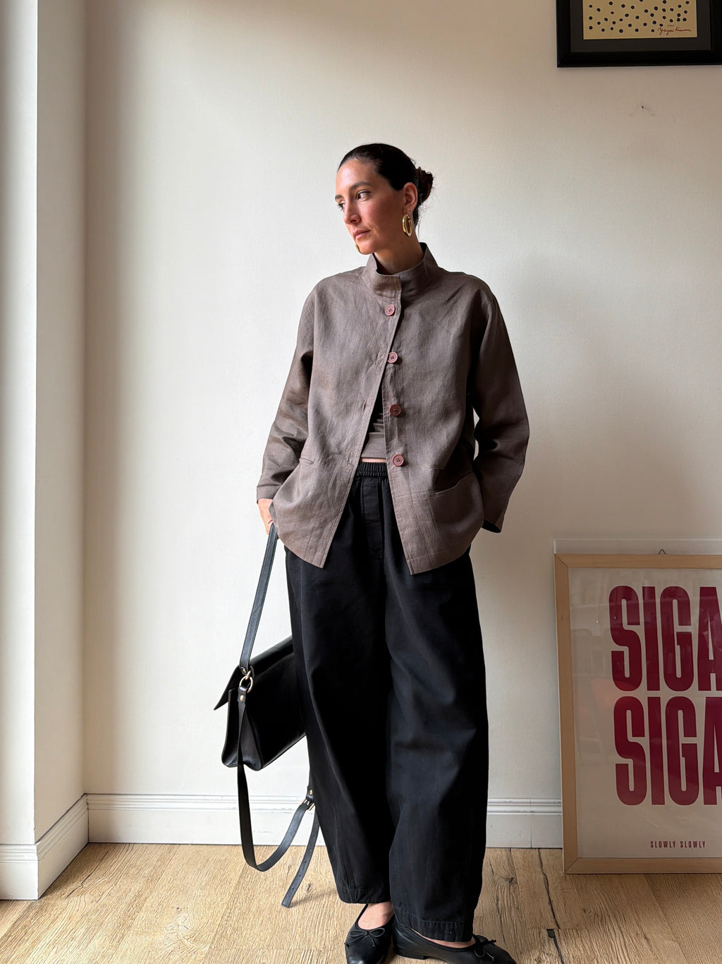 GIACCA CAMICIA IN LINO