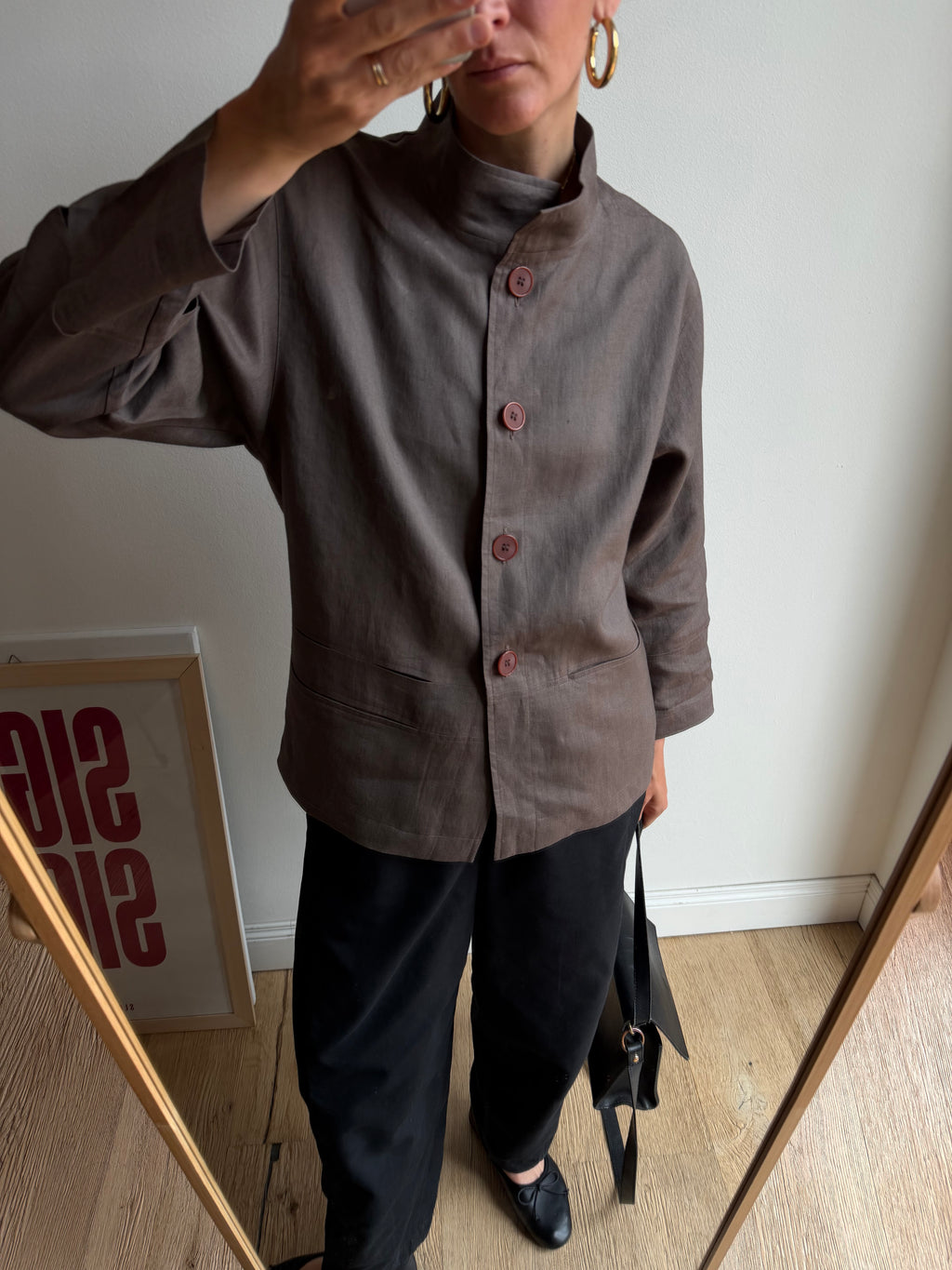 GIACCA CAMICIA IN LINO