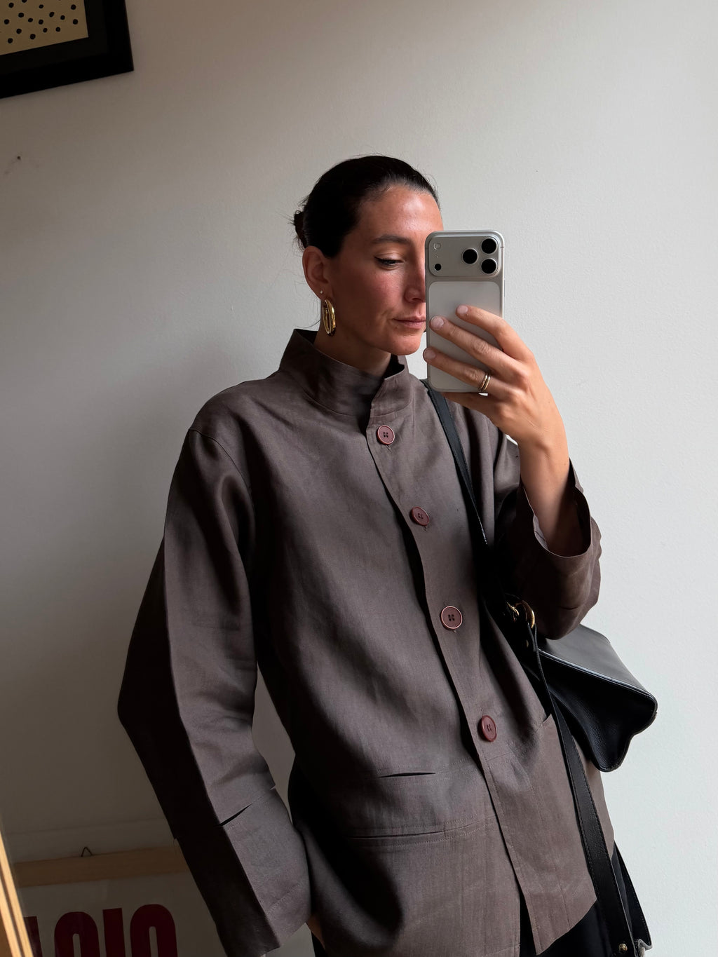 GIACCA CAMICIA IN LINO