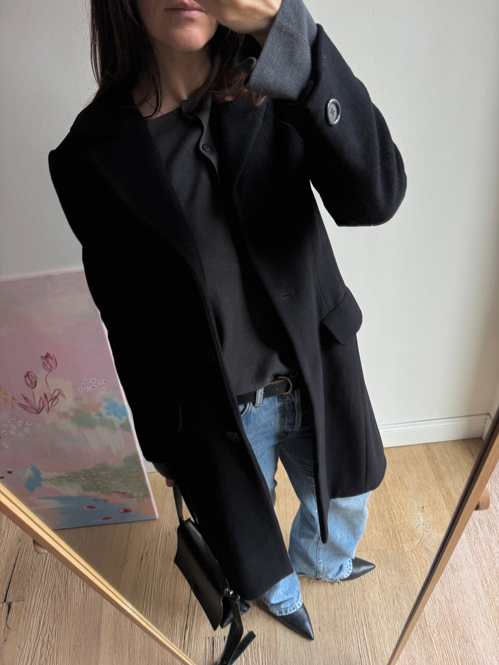 CAPPOTTO NERO SLIM